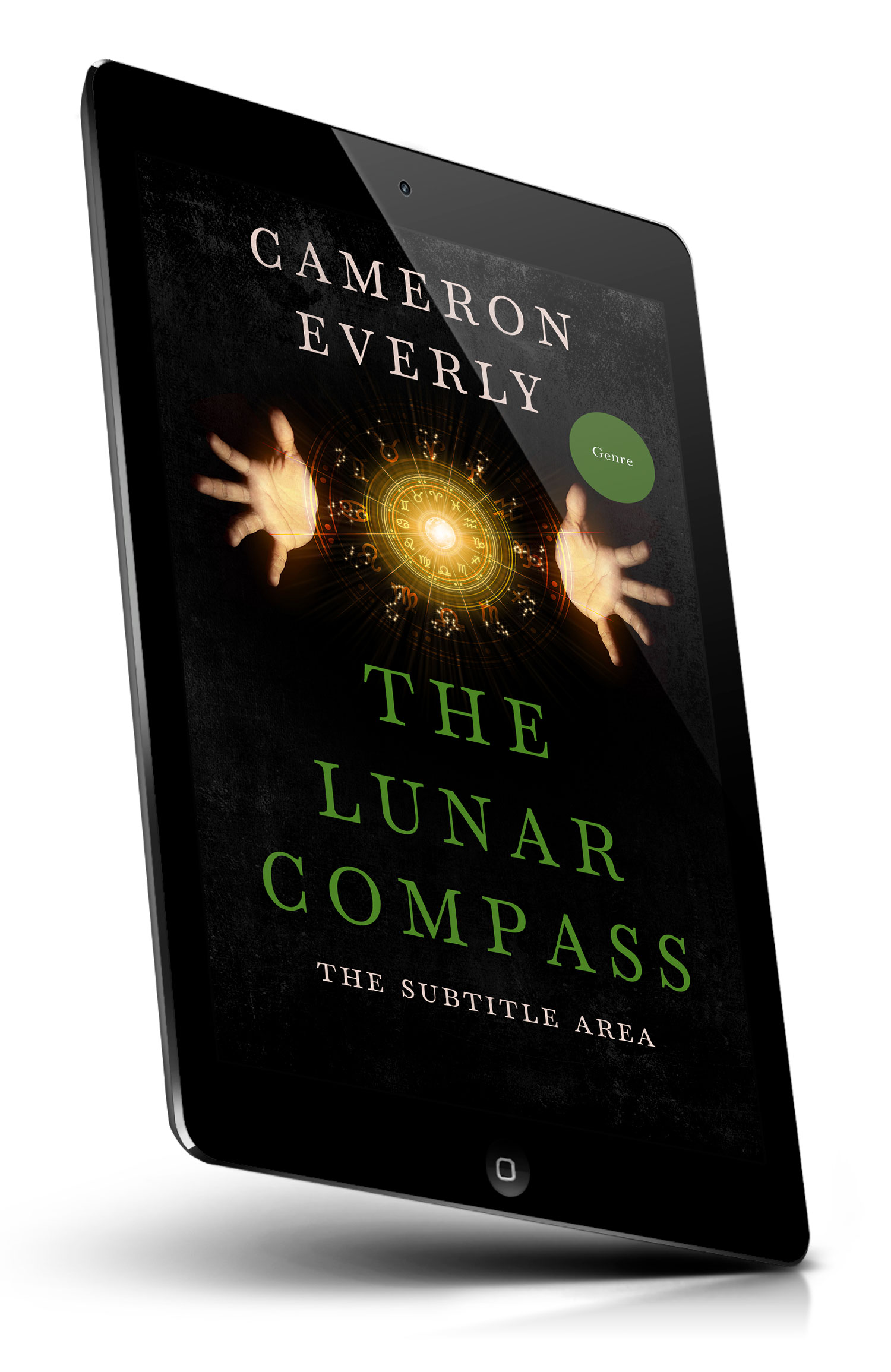 Tablet view of Premade  Book Cover - Rangoon Green #18248 | BookCoverZone*