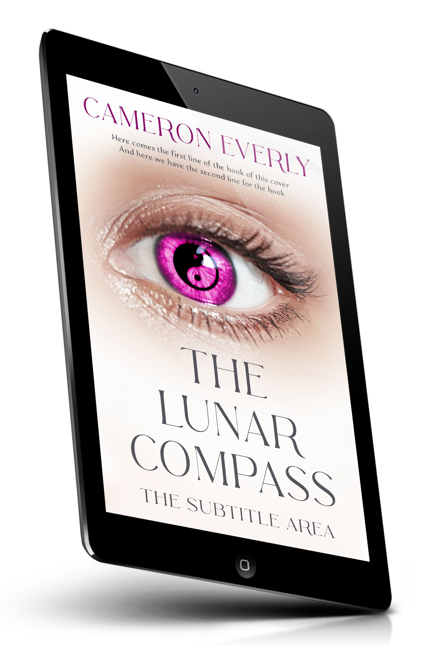 Tablet view of Premade  Book Cover - Dawn Pink #18257 | BookCoverZone*