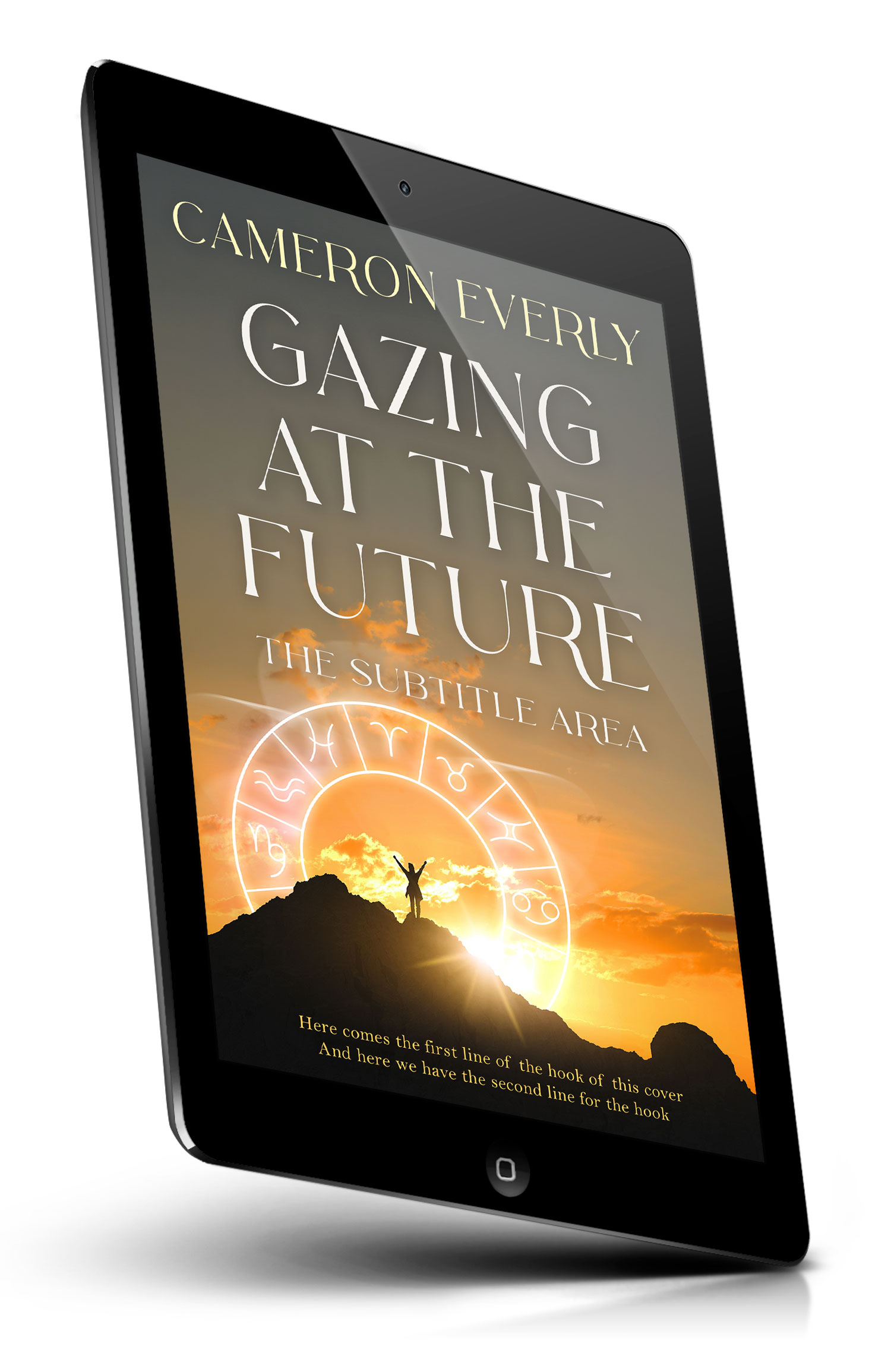 Tablet view of Premade  Book Cover - Coffee #18271 | BookCoverZone*
