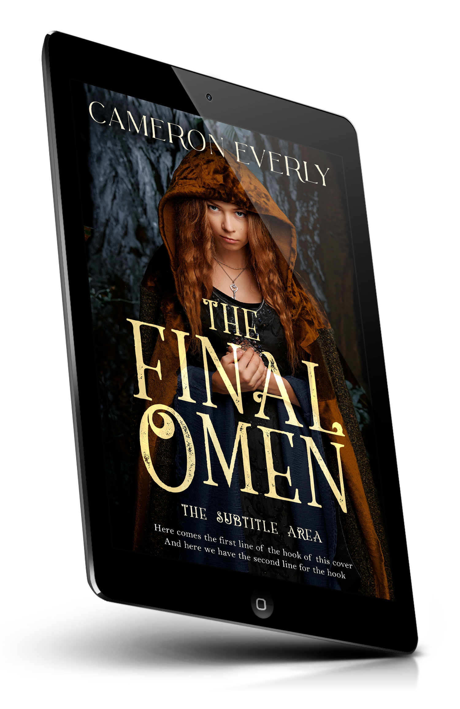 Tablet view of Premade Fantasy Book Cover - Cod Gray #18286 | BookCoverZone*