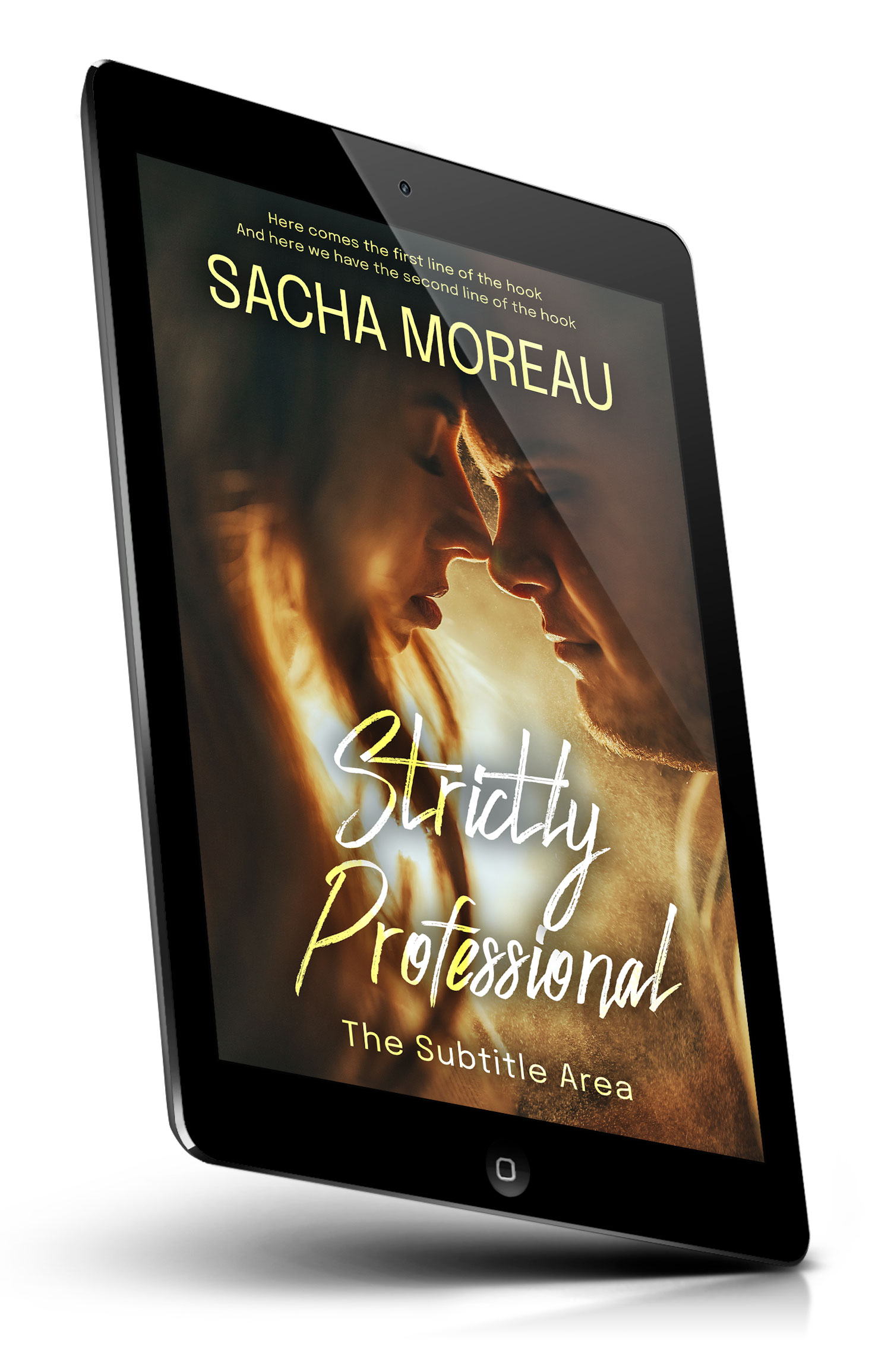Tablet view of Premade Romance Book Cover - English Walnut #18349 | BookCoverZone
