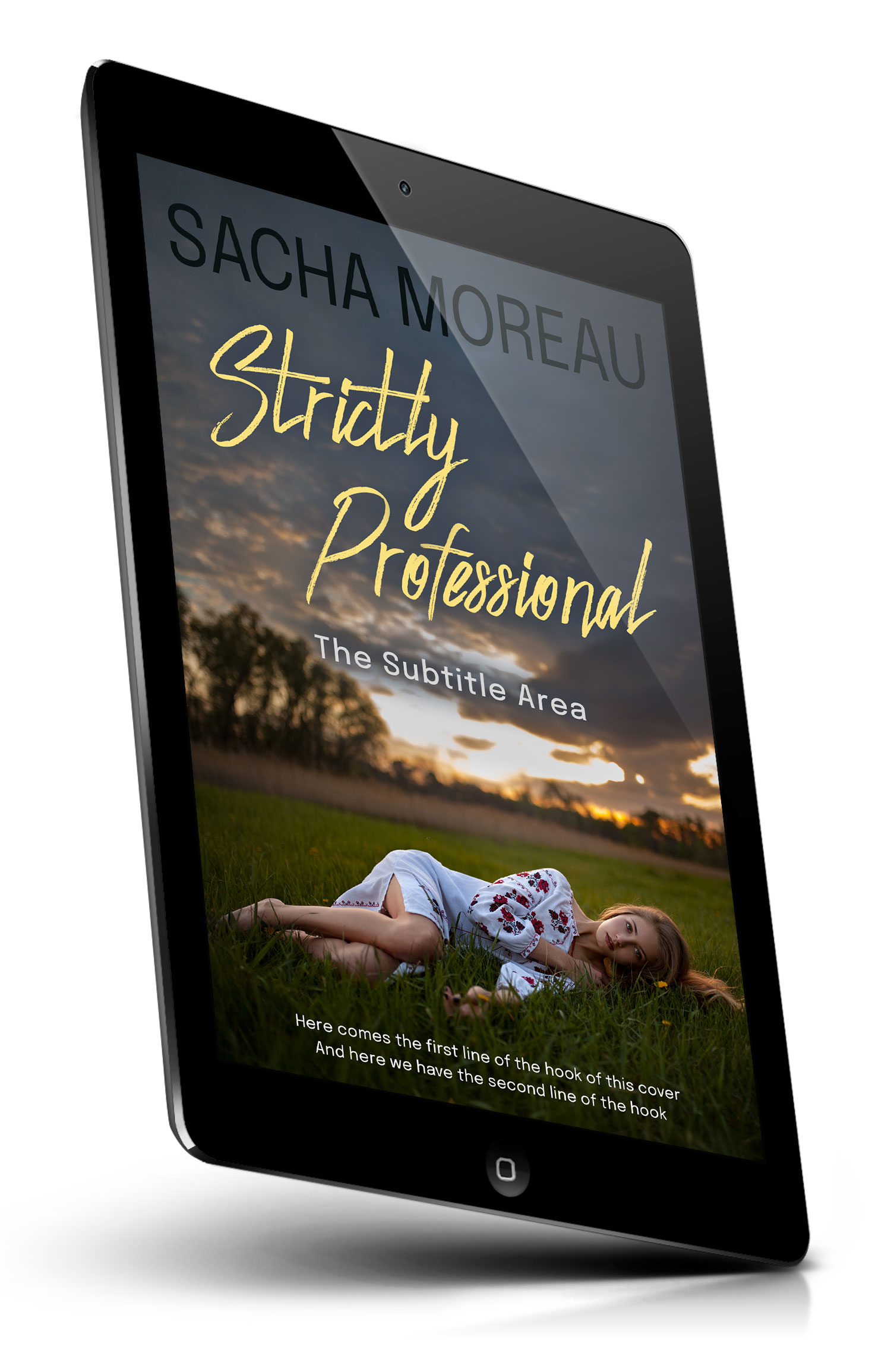 Tablet view of Premade Romance Book Cover - Armadillo #18358 | BookCoverZone