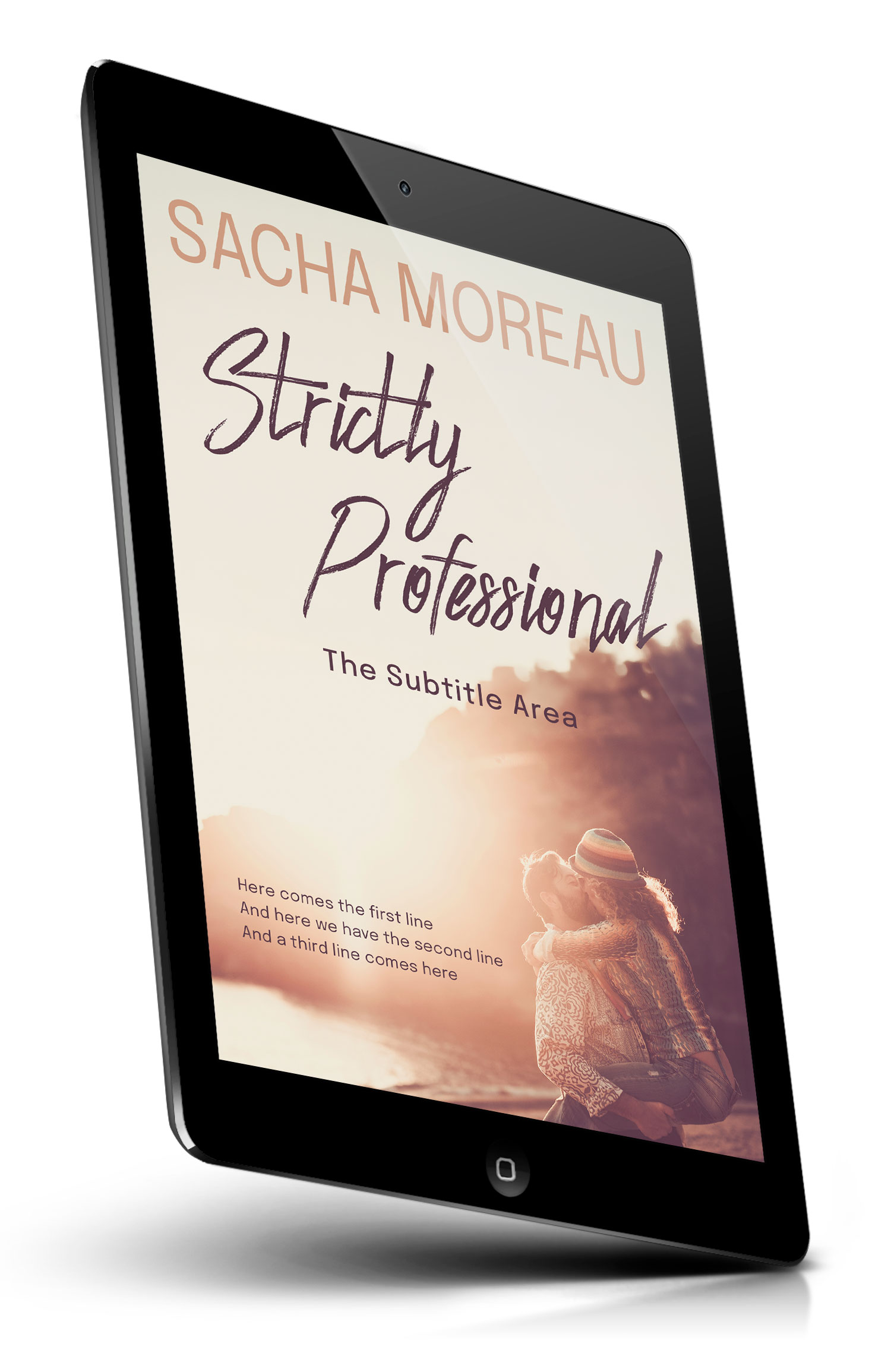 Tablet view of Premade Romance Book Cover - Ferra #18362 | BookCoverZone