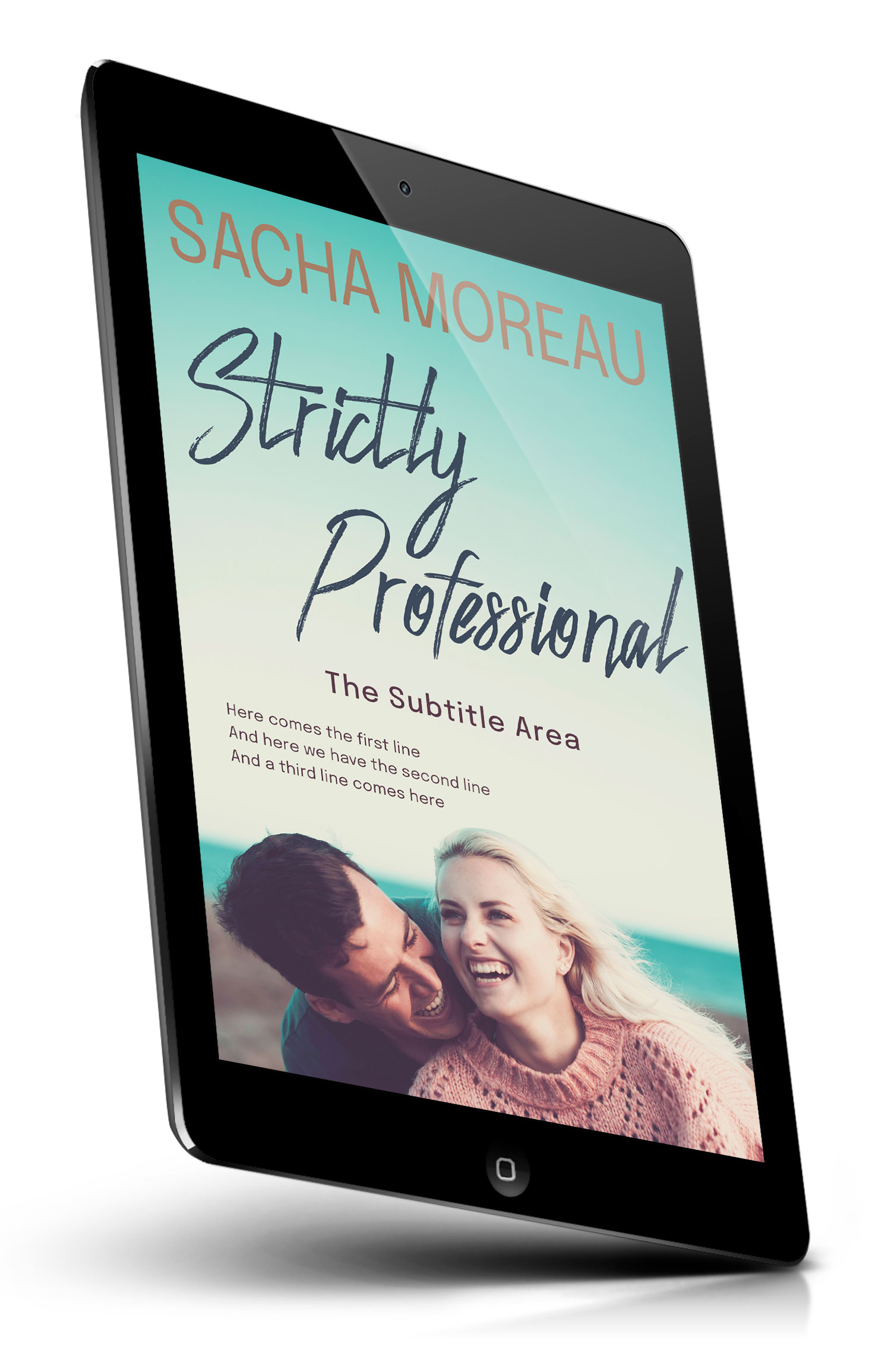 Tablet view of Premade Romance Book Cover - Tasman #18363 | BookCoverZone