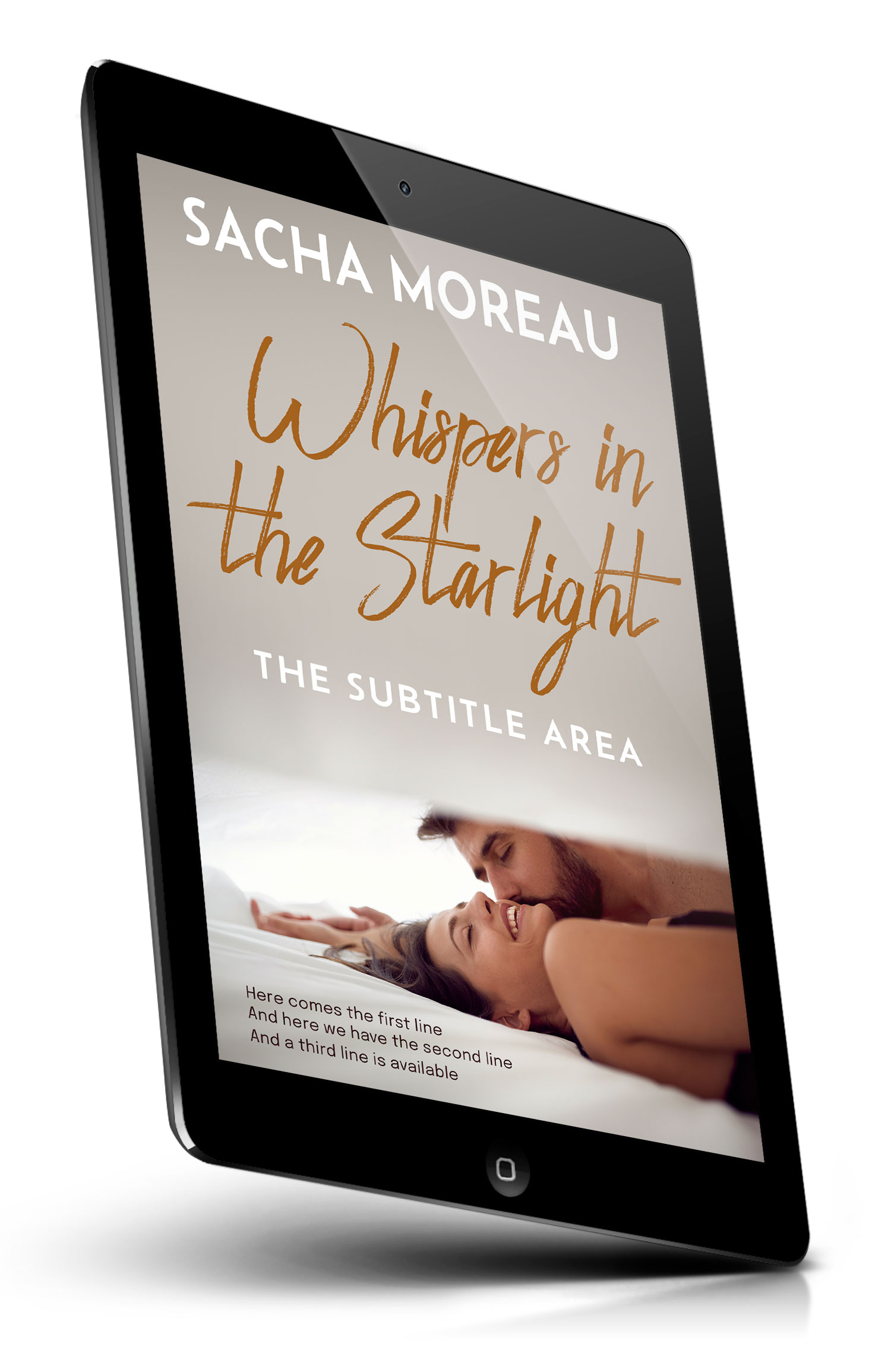 Tablet view of Premade Erotica Book Cover - Silver Rust #18376 | BookCoverZone