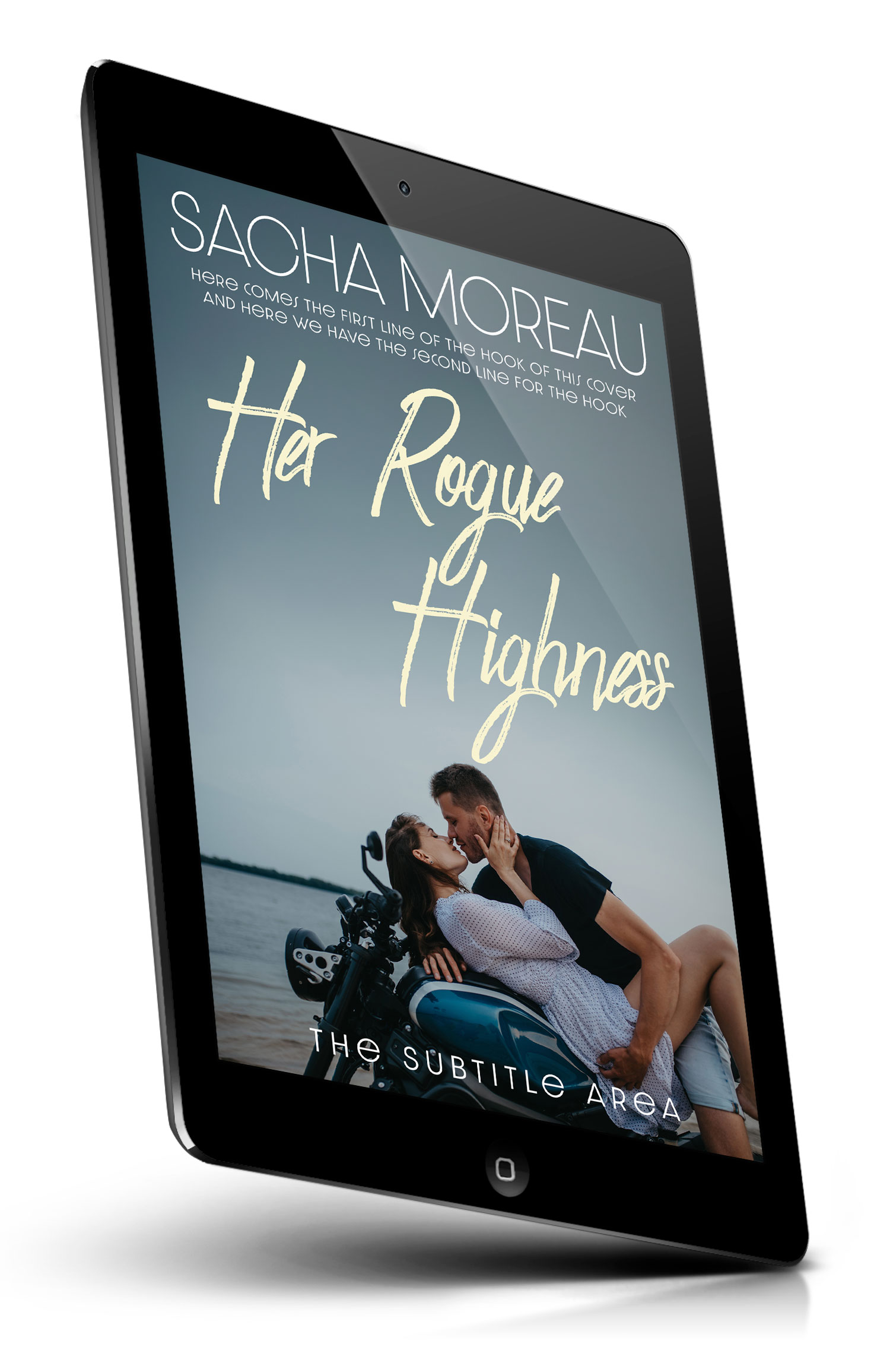 Tablet view of Premade  Book Cover - Slate Gray #18395 | BookCoverZone