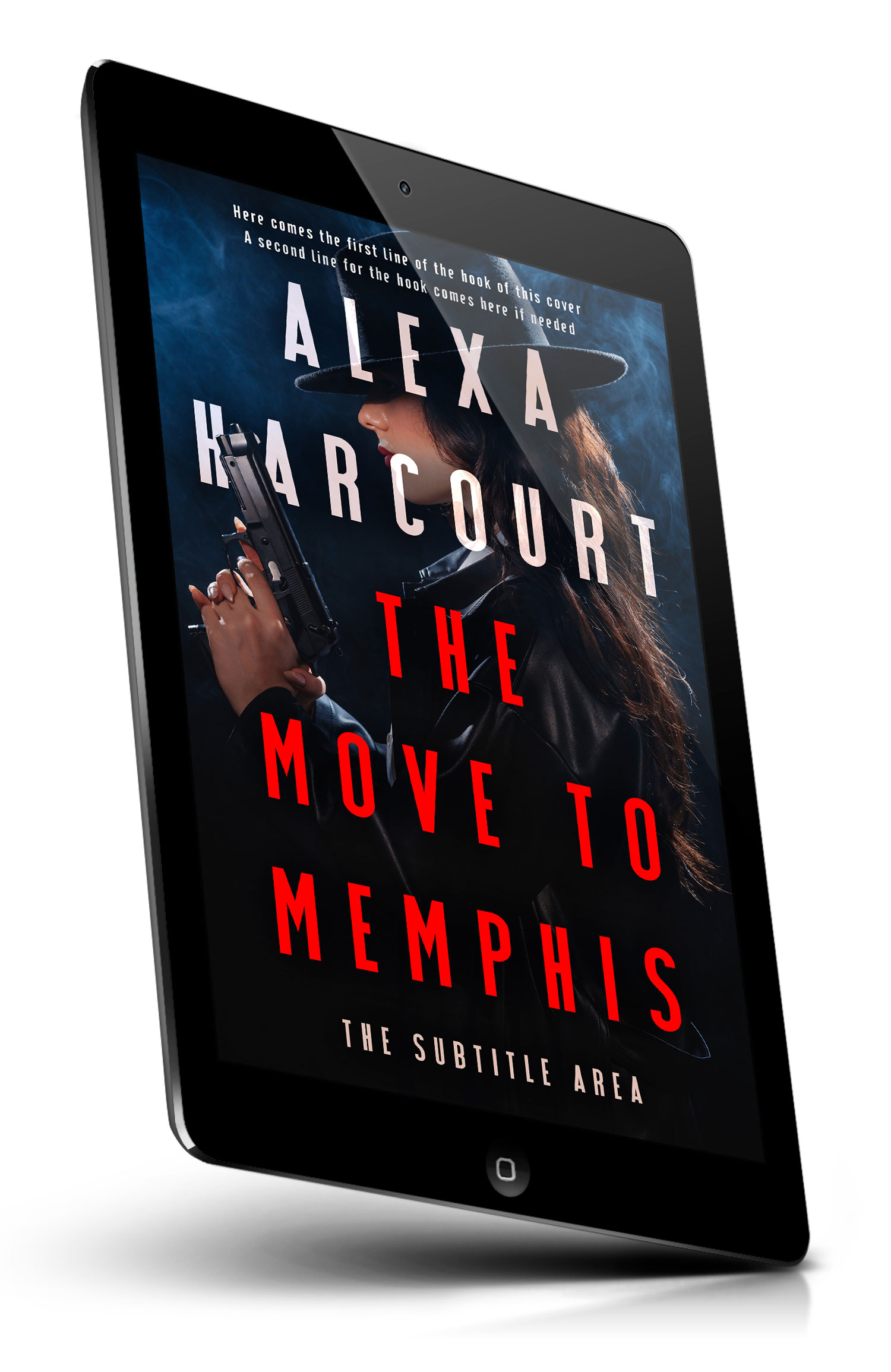 Tablet view of Premade Mystery & Thriller & Suspense Book Cover - Bunker #35737 | BookCoverZone