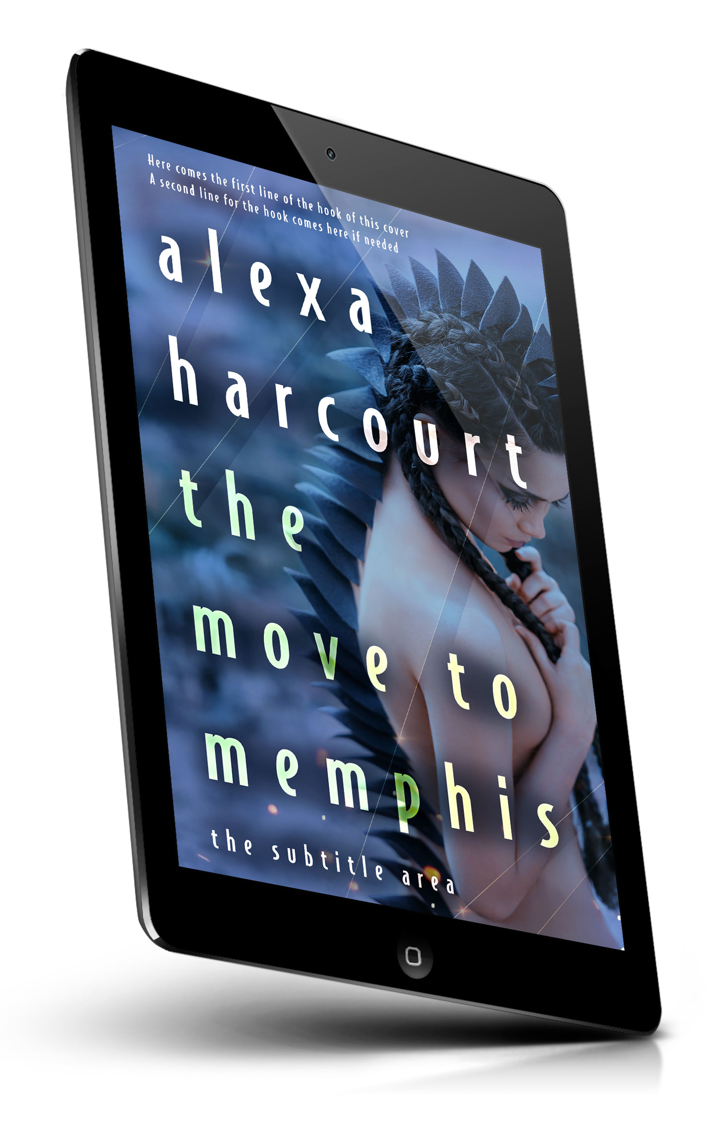 Tablet view of Premade Surreal Book Cover - Fiord #35742 | BookCoverZone