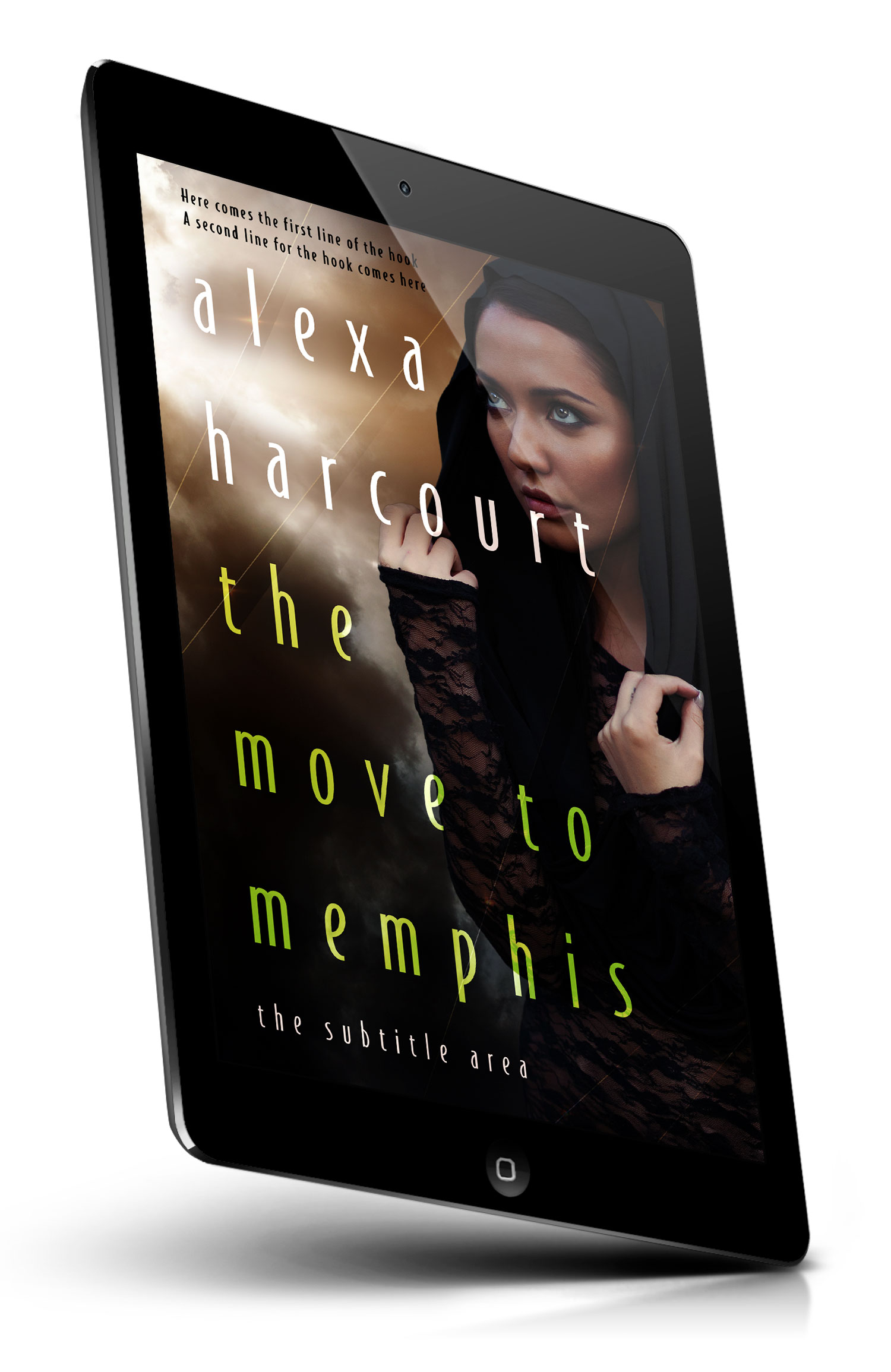 Tablet view of Premade Mystery & Thriller & Suspense Book Cover - Gondola #35743 | BookCoverZone