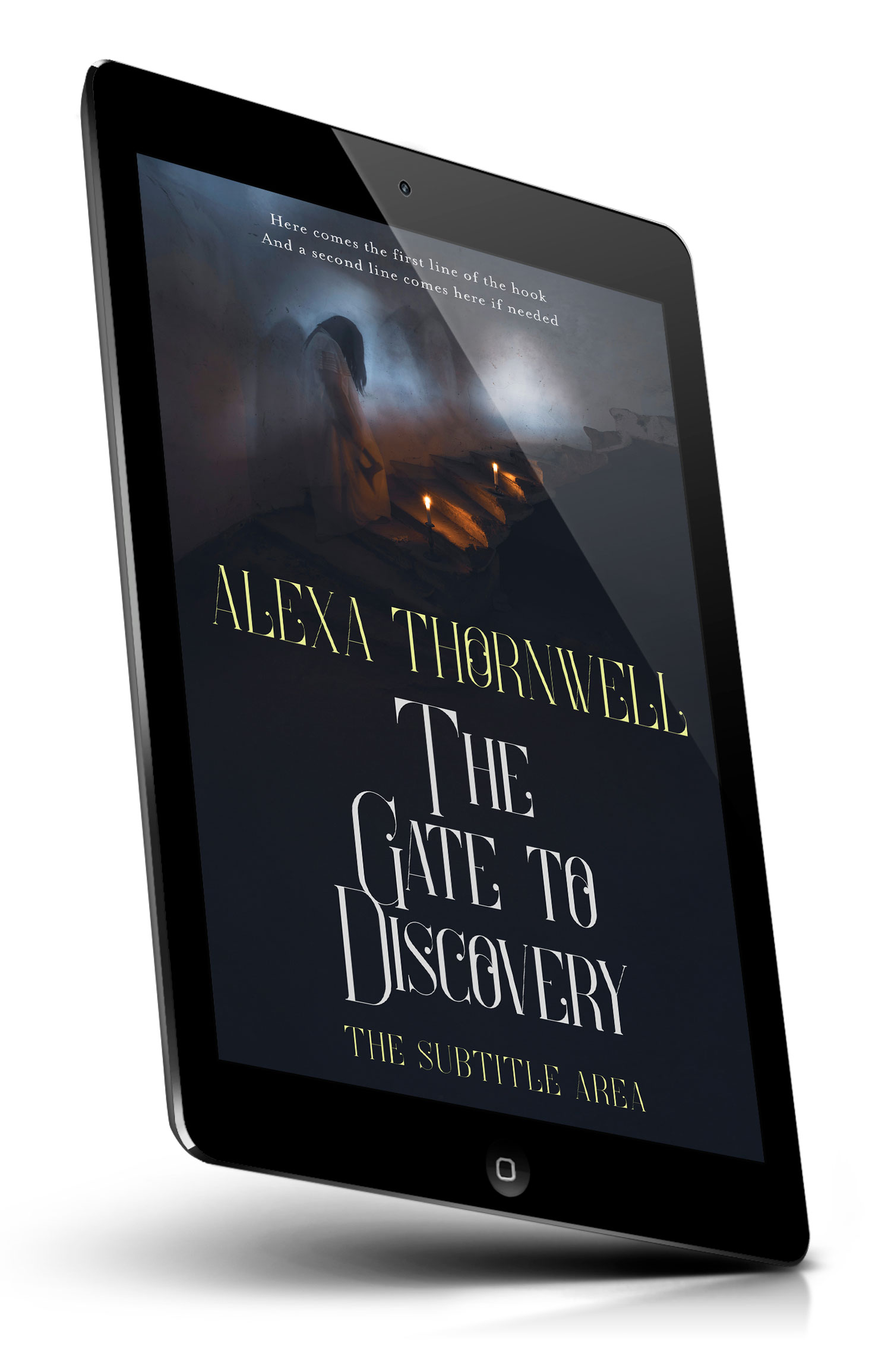 Tablet view of Premade Horror Book Cover - Shark #36069 | BookCoverZone