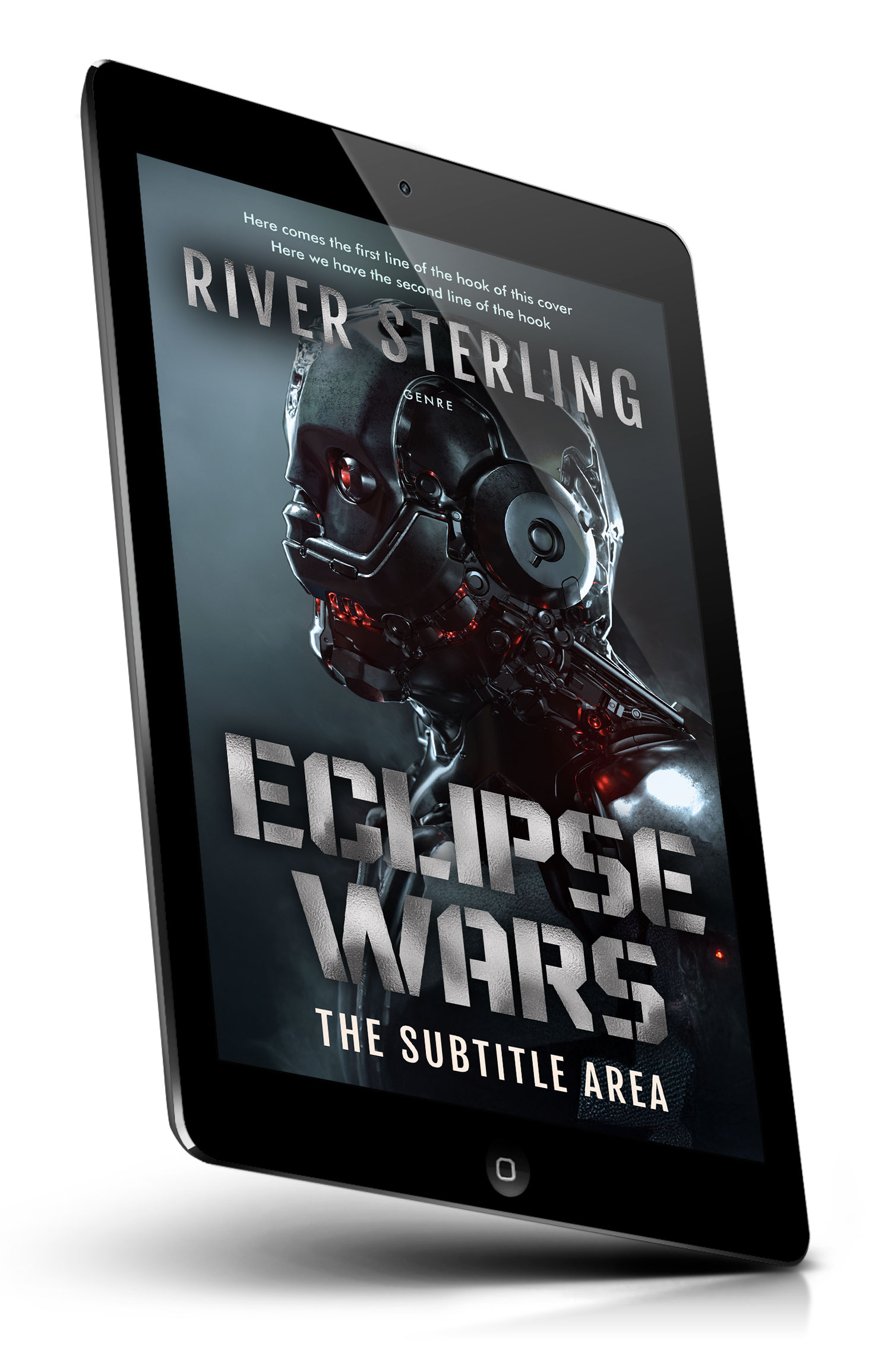 Tablet view of Premade Science Fiction Book Cover - Shark #36229 | BookCoverZone