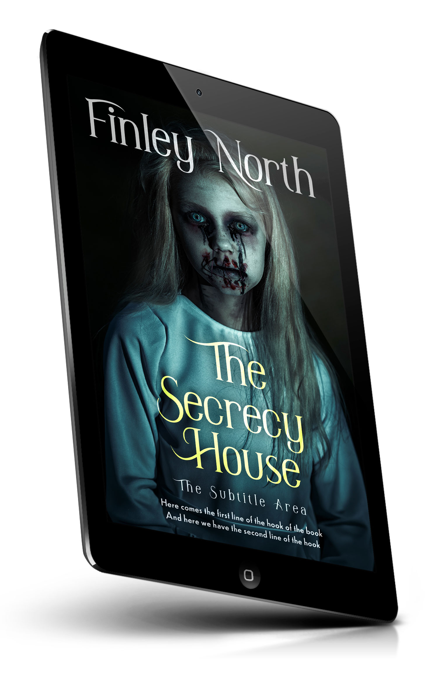 Tablet view of Premade Horror Book Cover - Mirage #36440 | BookCoverZone