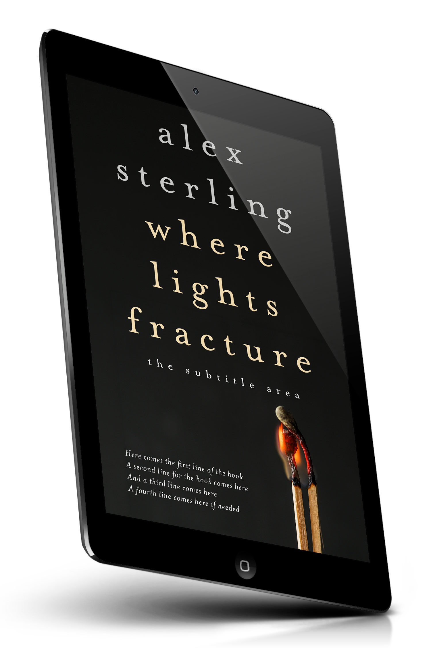 Tablet view of Premade Mystery & Thriller & Suspense Book Cover - Log Cabin #36563 | BookCoverZone