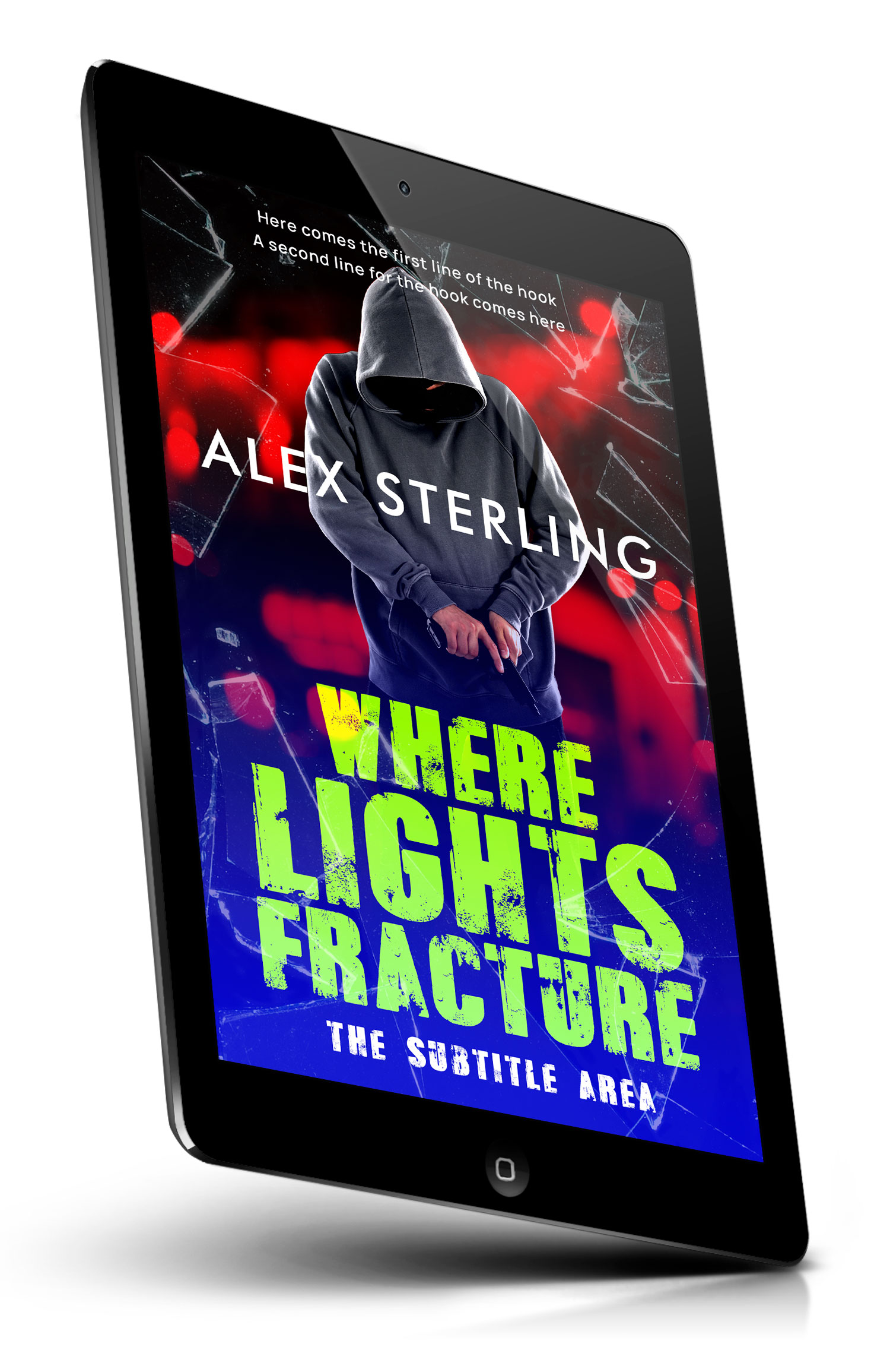 Tablet view of Premade Mystery & Thriller & Suspense Book Cover - Haiti #36569 | BookCoverZone