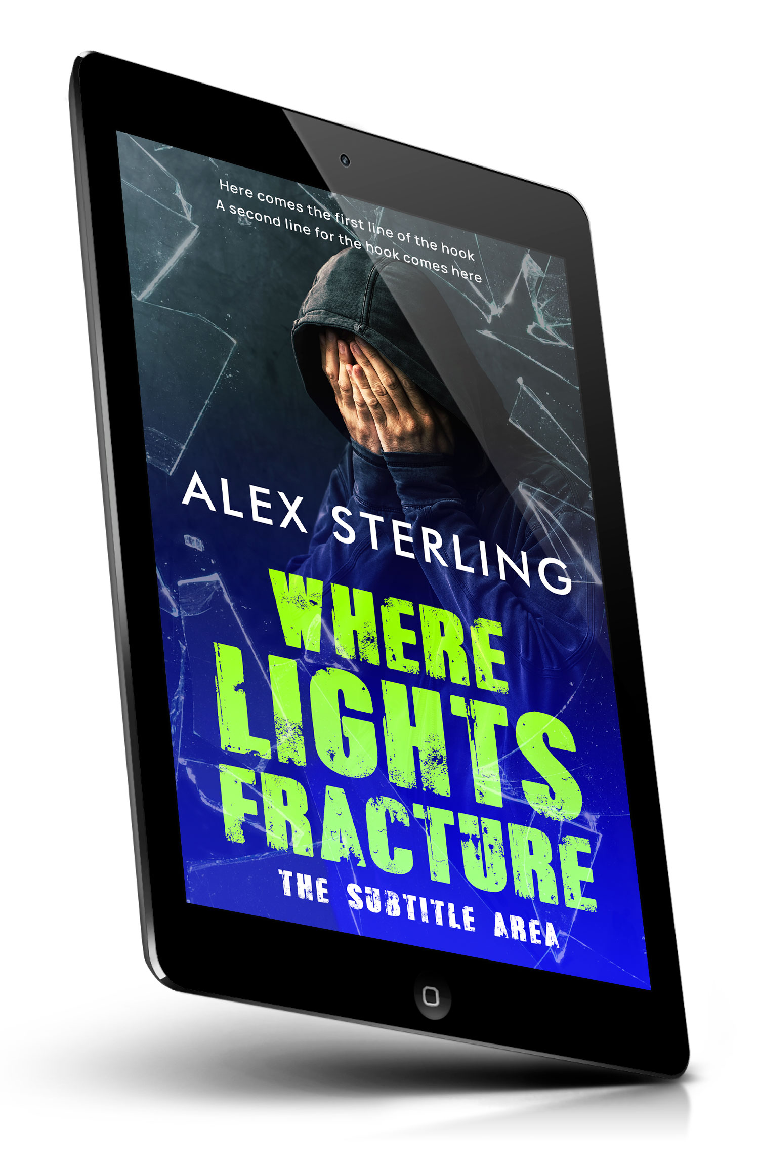 Tablet view of Premade Mystery & Thriller & Suspense Book Cover - Mirage #36570 | BookCoverZone