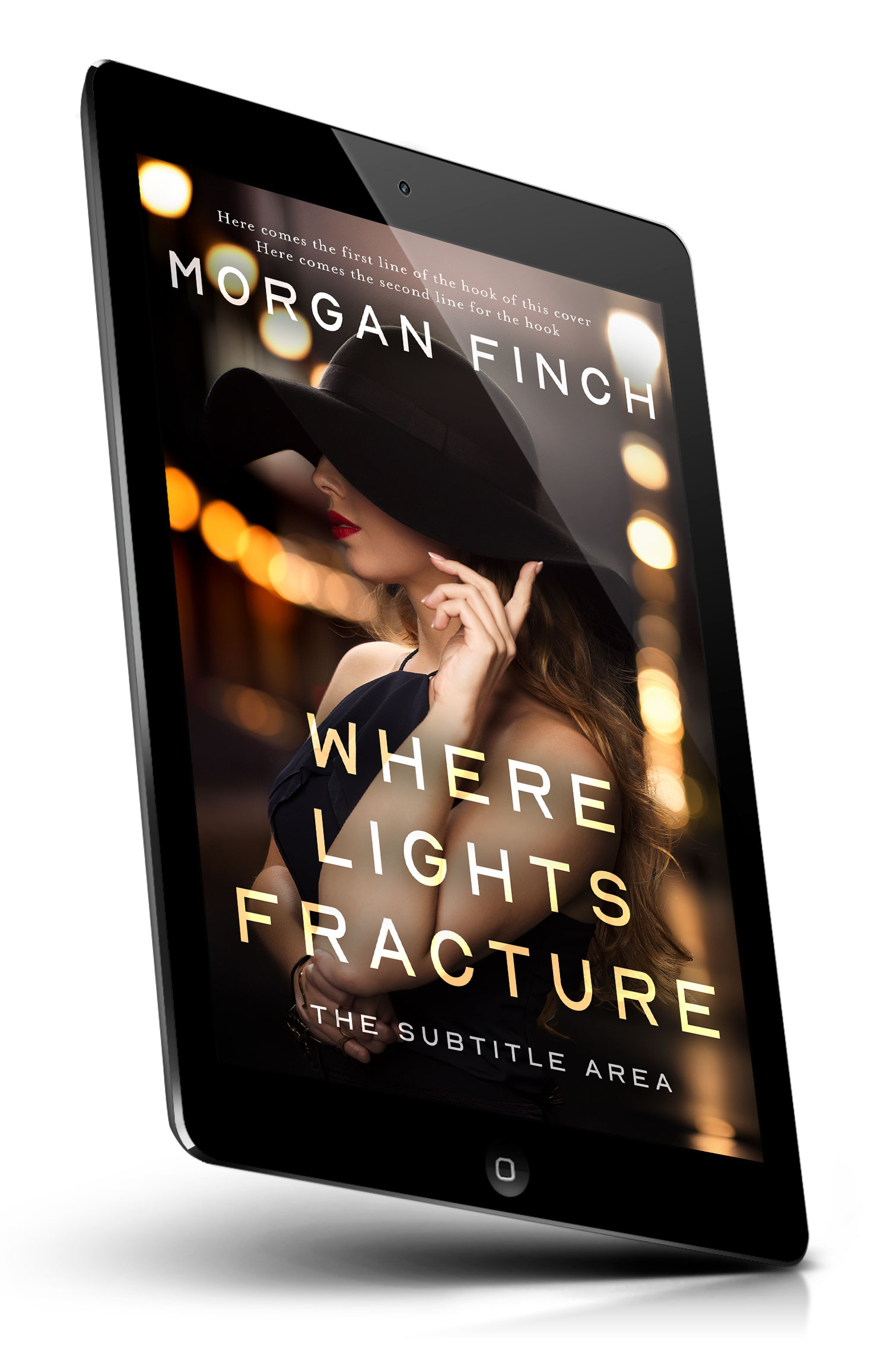 Tablet view of Premade Mystery & Thriller & Suspense Book Cover - Oil #36595 | BookCoverZone