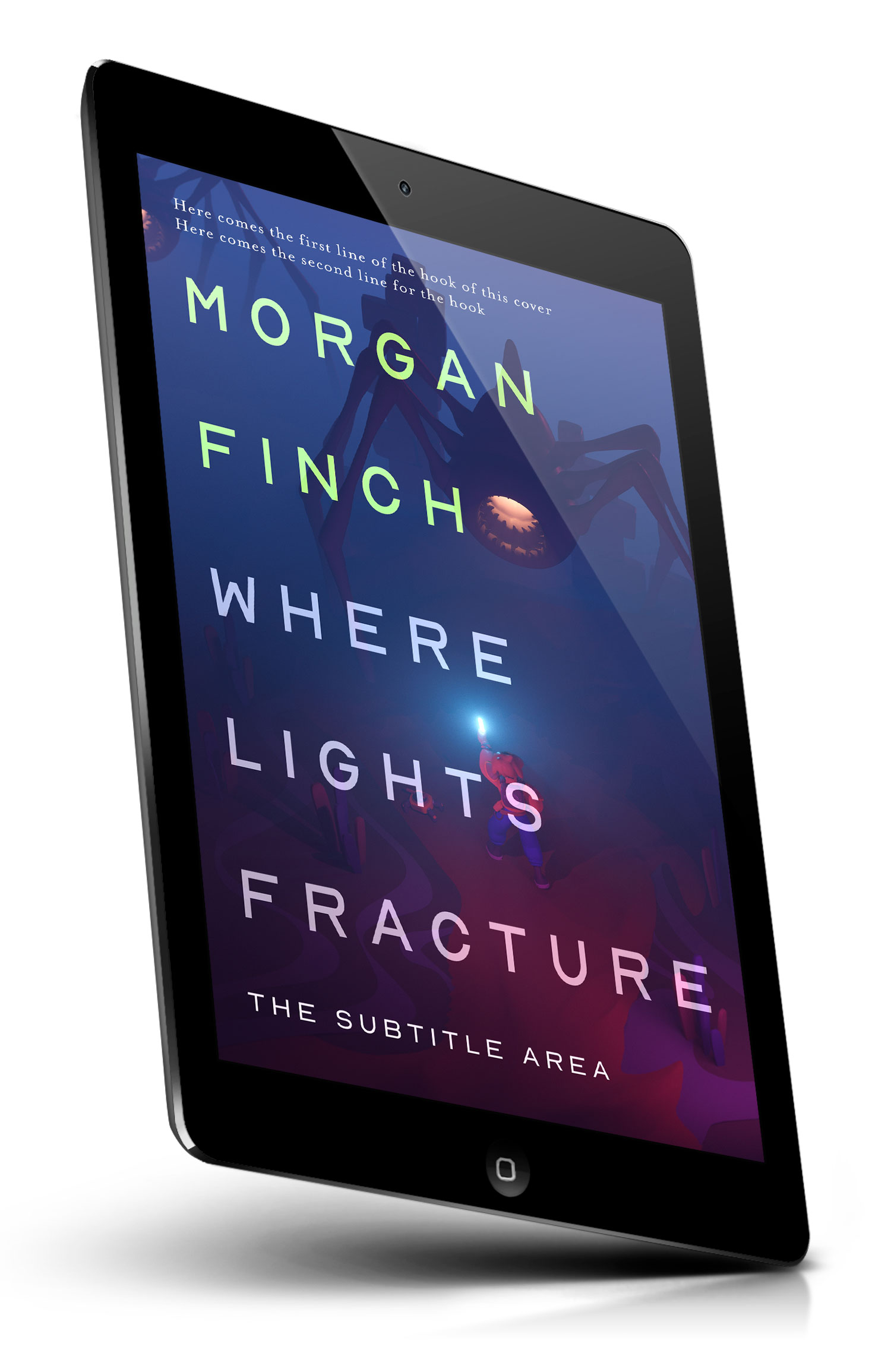 Tablet view of Premade Horror Book Cover - Rhino #36619 | BookCoverZone