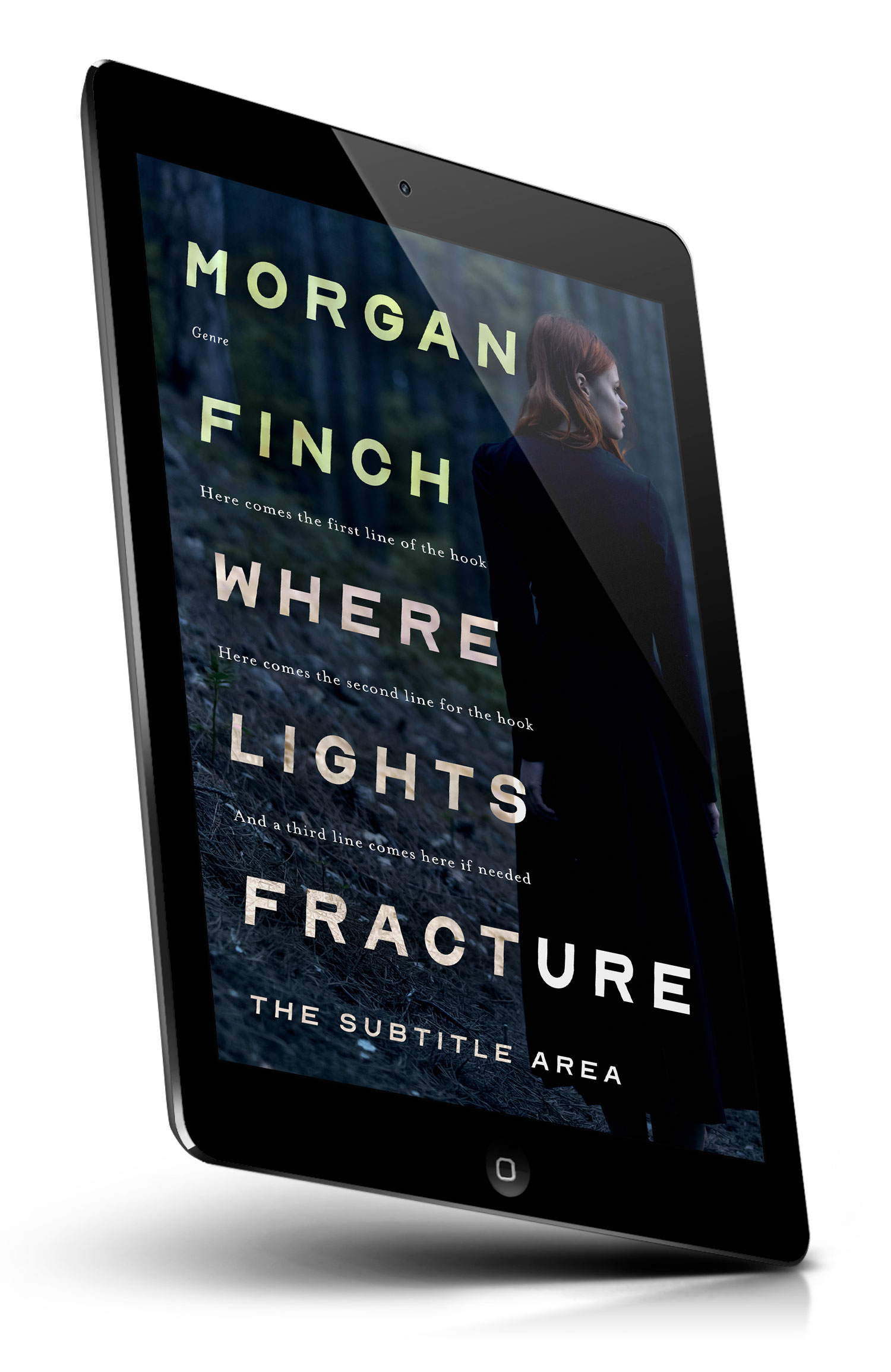 Tablet view of Premade Mystery & Thriller & Suspense Book Cover - Bunker #36630 | BookCoverZone