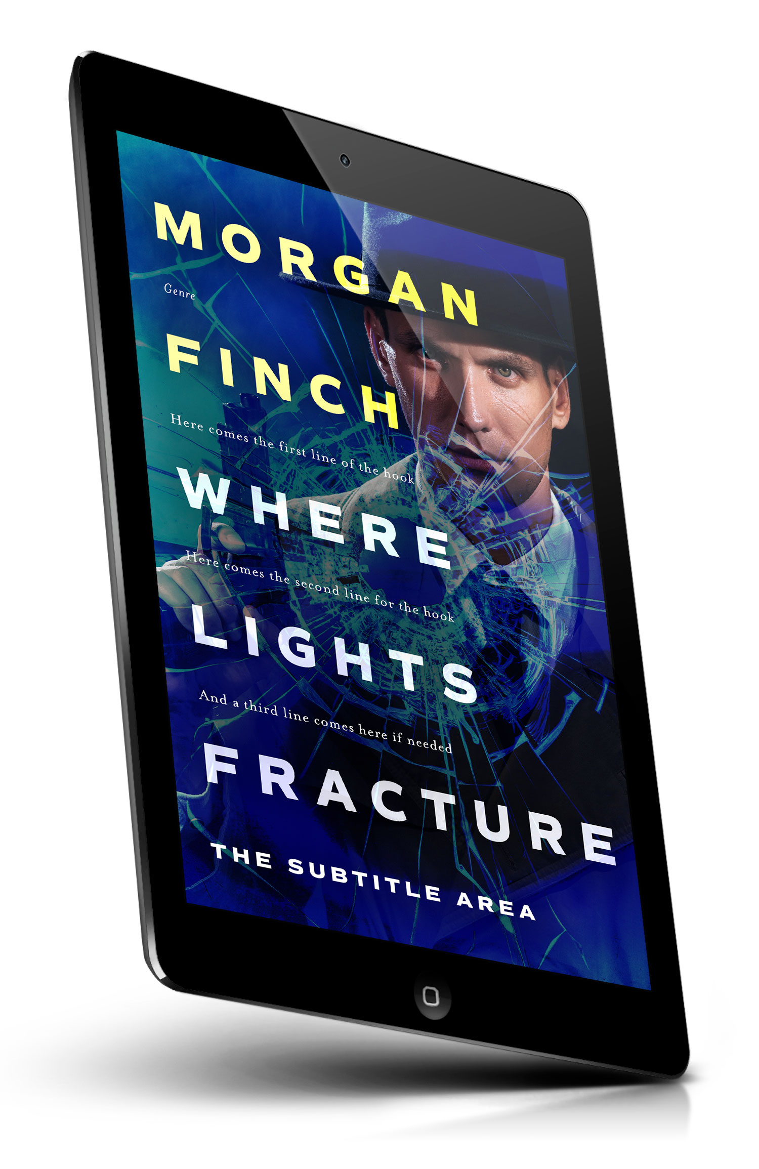 Tablet view of Premade Mystery & Thriller & Suspense Book Cover - Blue Zodiac #36635 | BookCoverZone