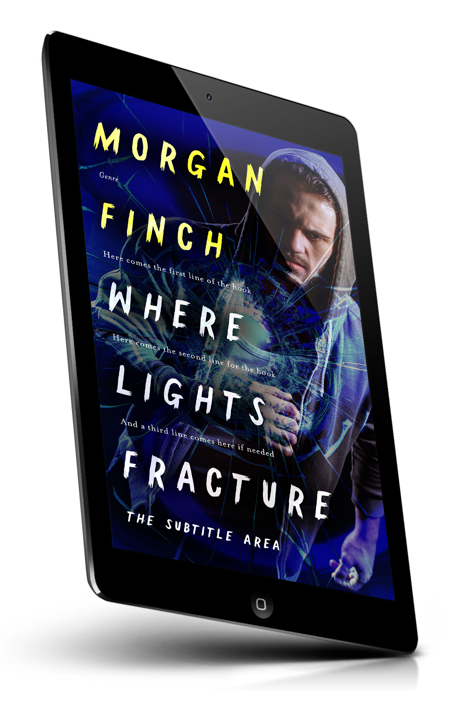 Tablet view of Premade Mystery & Thriller & Suspense Book Cover - Ebony #36637 | BookCoverZone