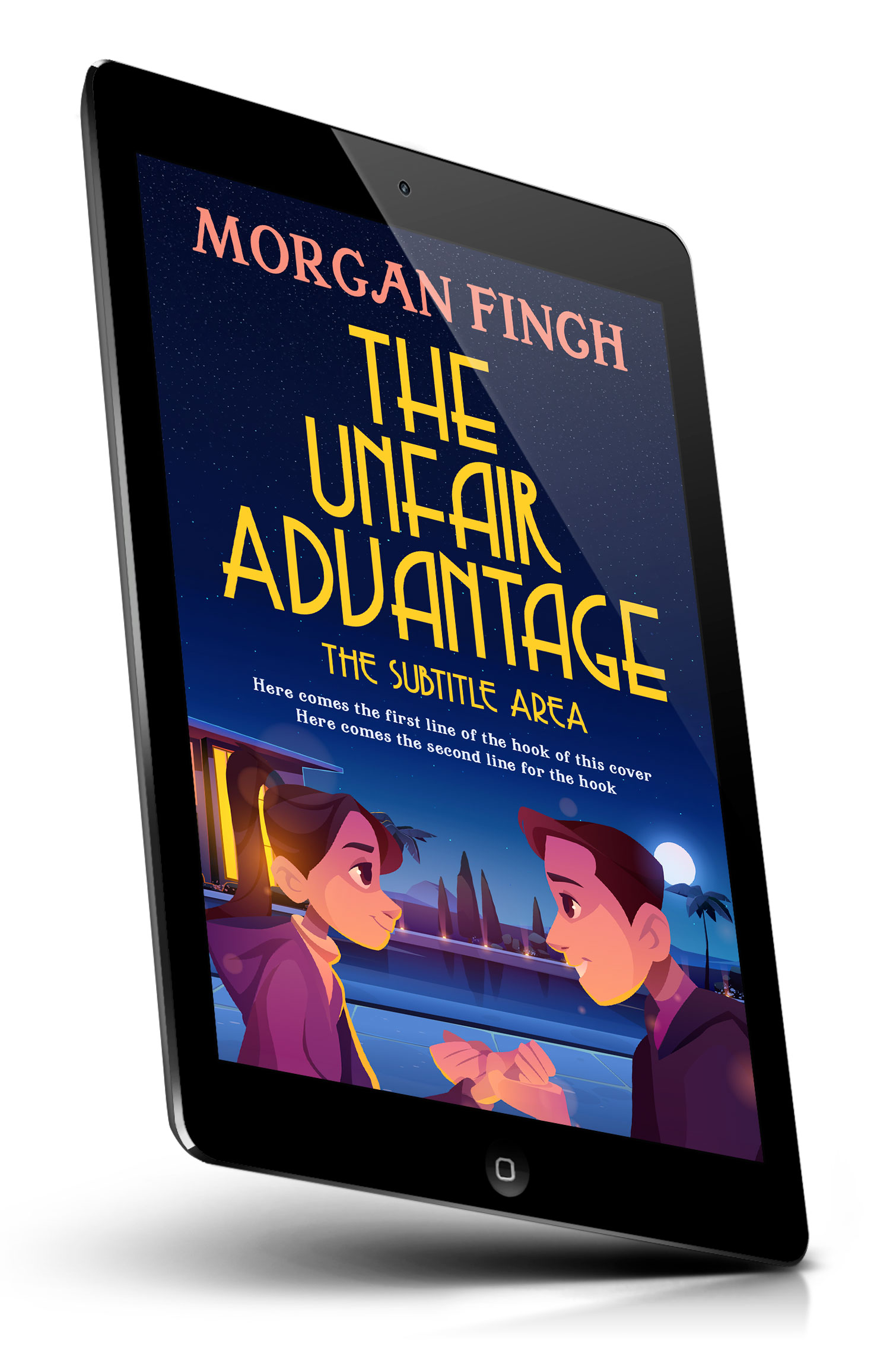 Tablet view of Premade Teen & Young Adult Book Cover - Di Serria #36662 | BookCoverZone