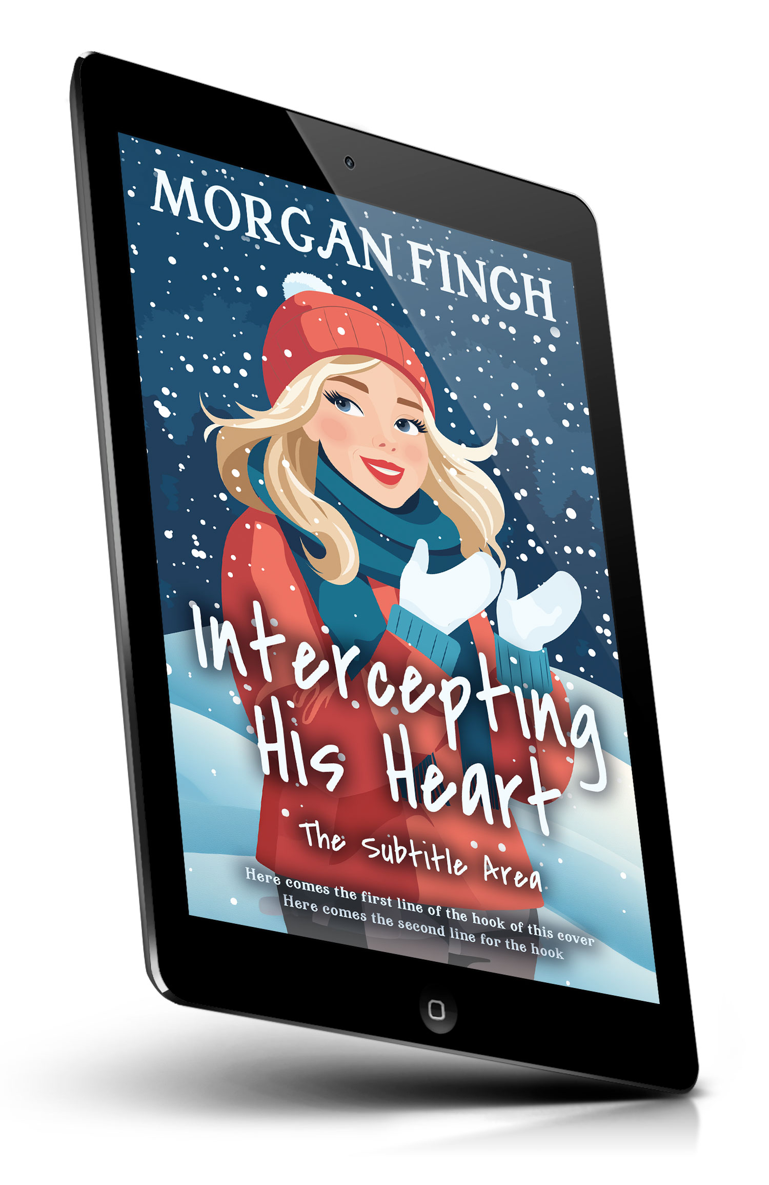 Tablet view of Premade Romance Book Cover - Blue Dianne #36672 | BookCoverZone