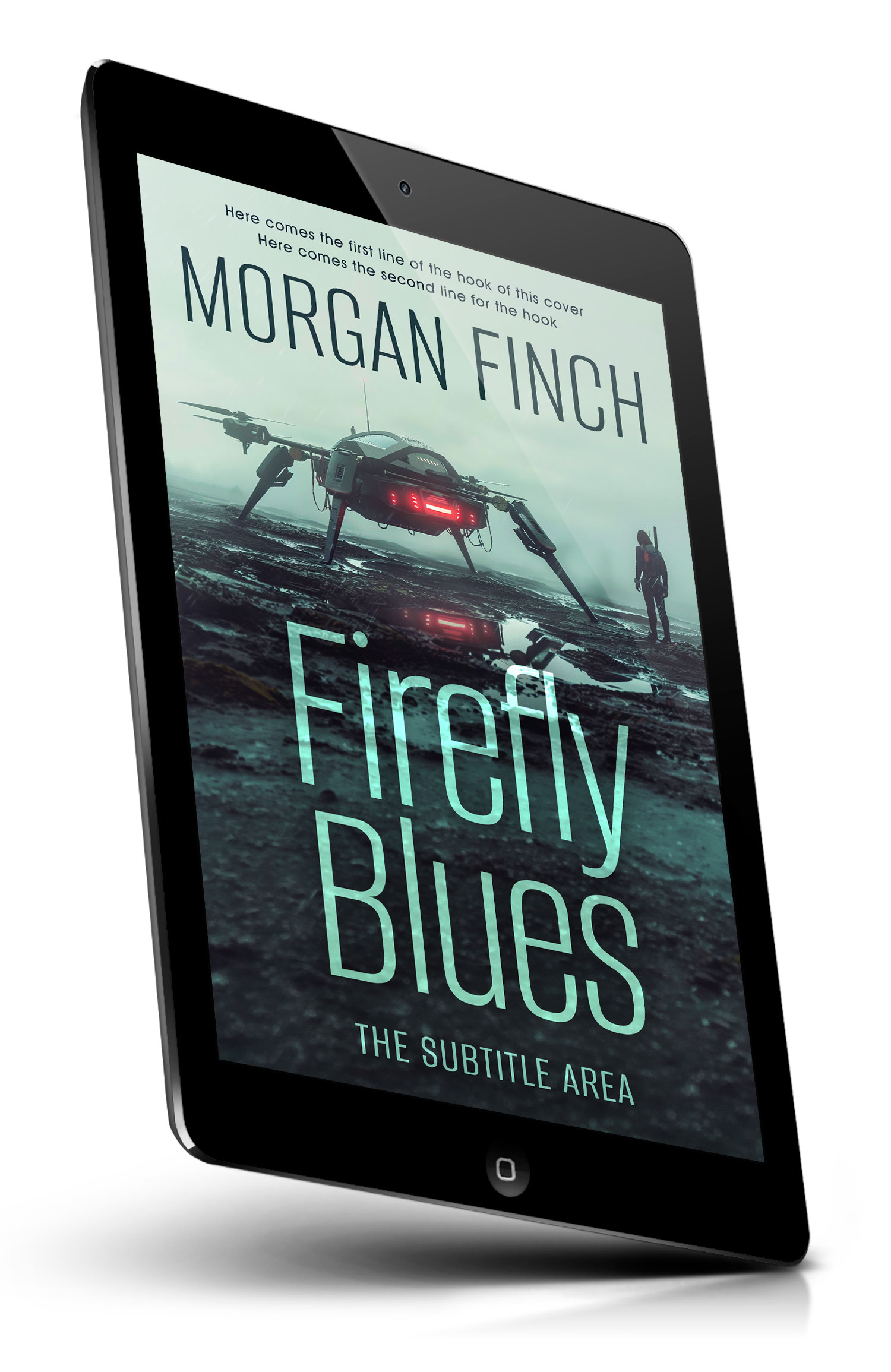 Tablet view of Premade Science Fiction Book Cover - Sea Mist #36717 | BookCoverZone*