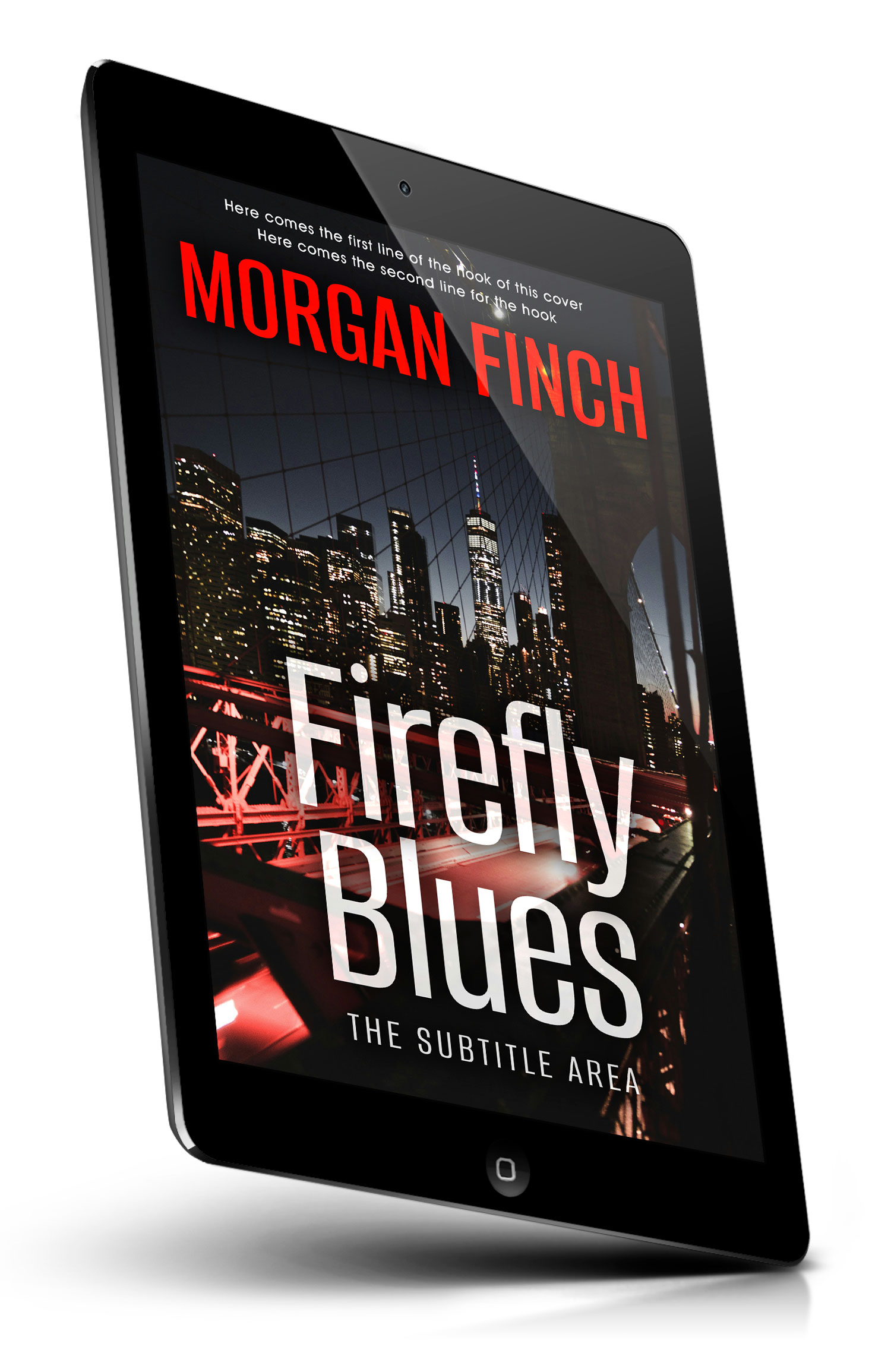 Tablet view of Premade Mystery & Thriller & Suspense Book Cover - Tonys Pink #36726 | BookCoverZone