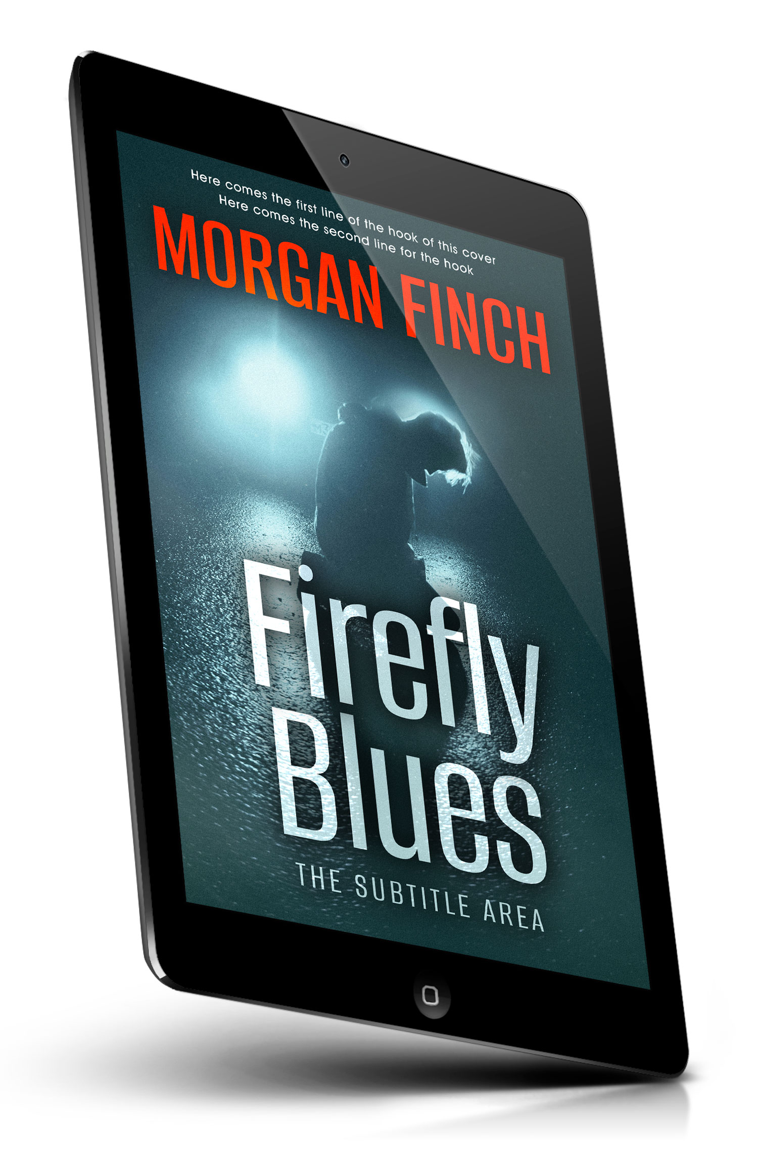 Tablet view of Premade Mystery & Thriller & Suspense Book Cover - Te Papa Green #36727 | BookCoverZone*