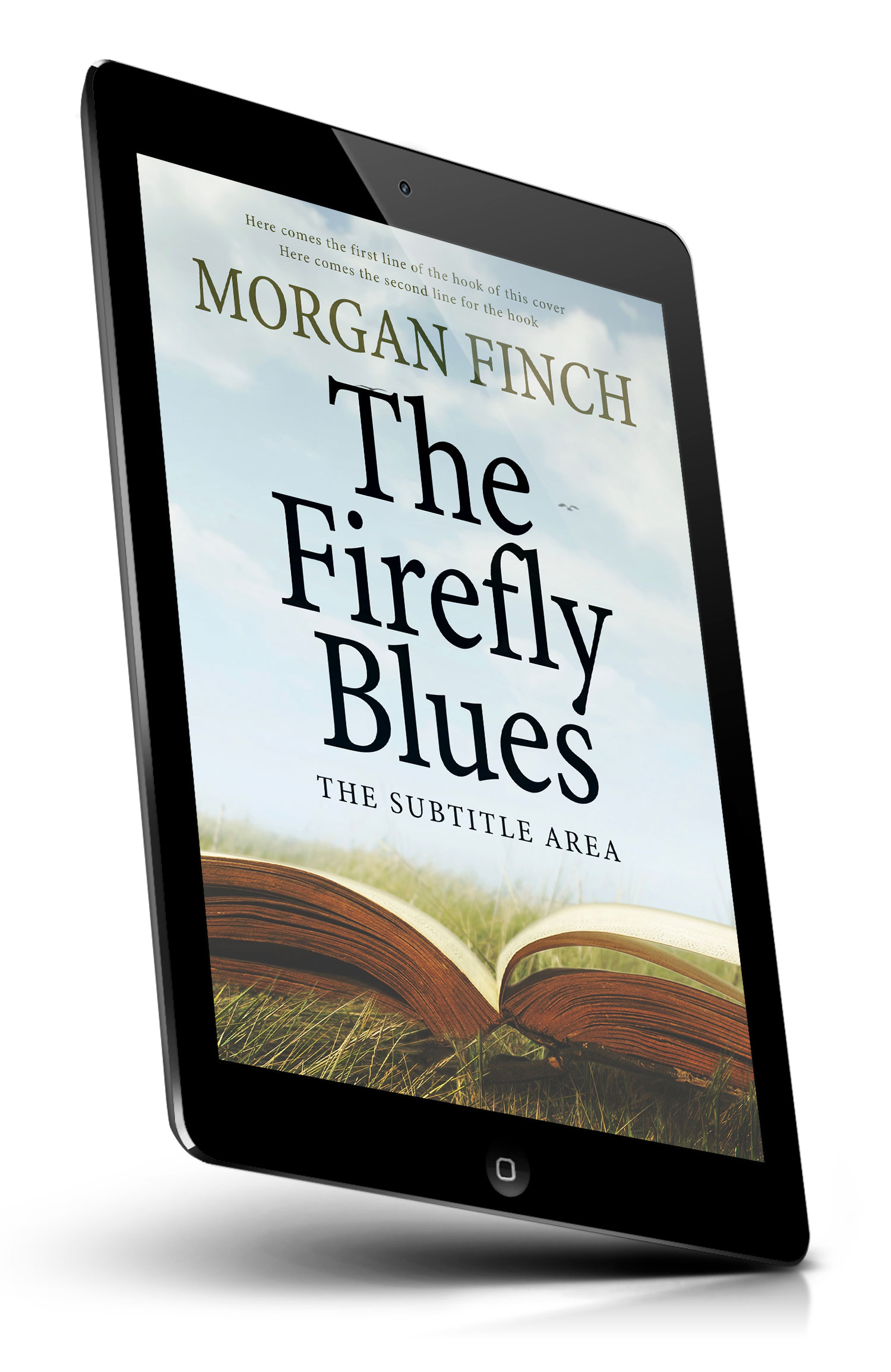 Tablet view of Premade Poetry Book Cover - Geyser #36746 | BookCoverZone