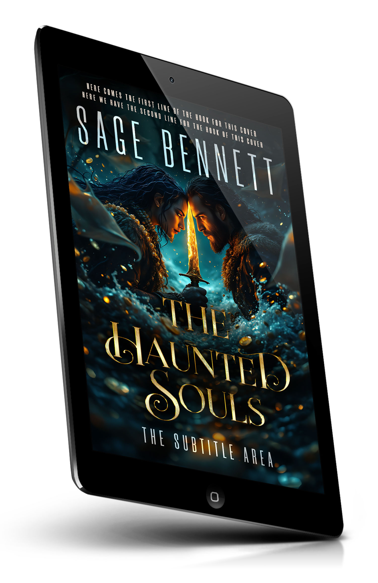 Tablet view of Premade Fantasy Book Cover - Aztec #36785 | BookCoverZone