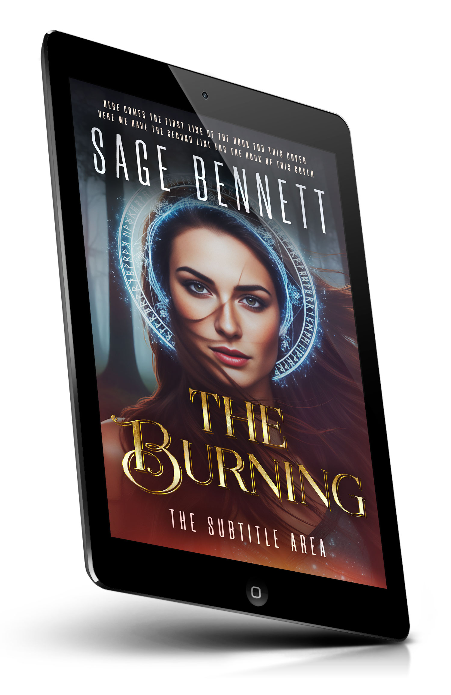 Tablet view of Premade Fantasy Book Cover - Thunder #36790 | BookCoverZone*