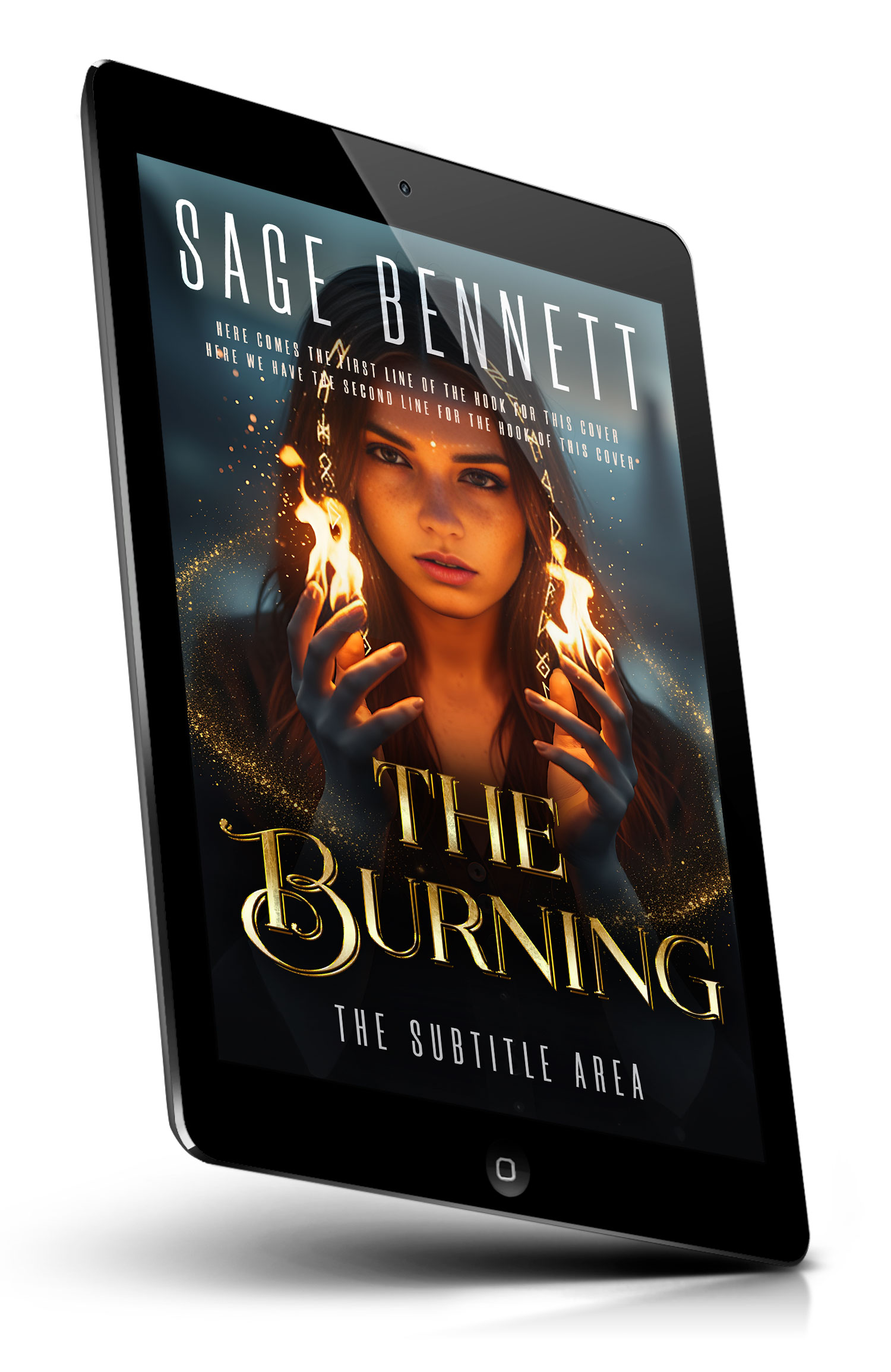 Tablet view of Premade Fantasy Book Cover - Thunder #36792 | BookCoverZone*