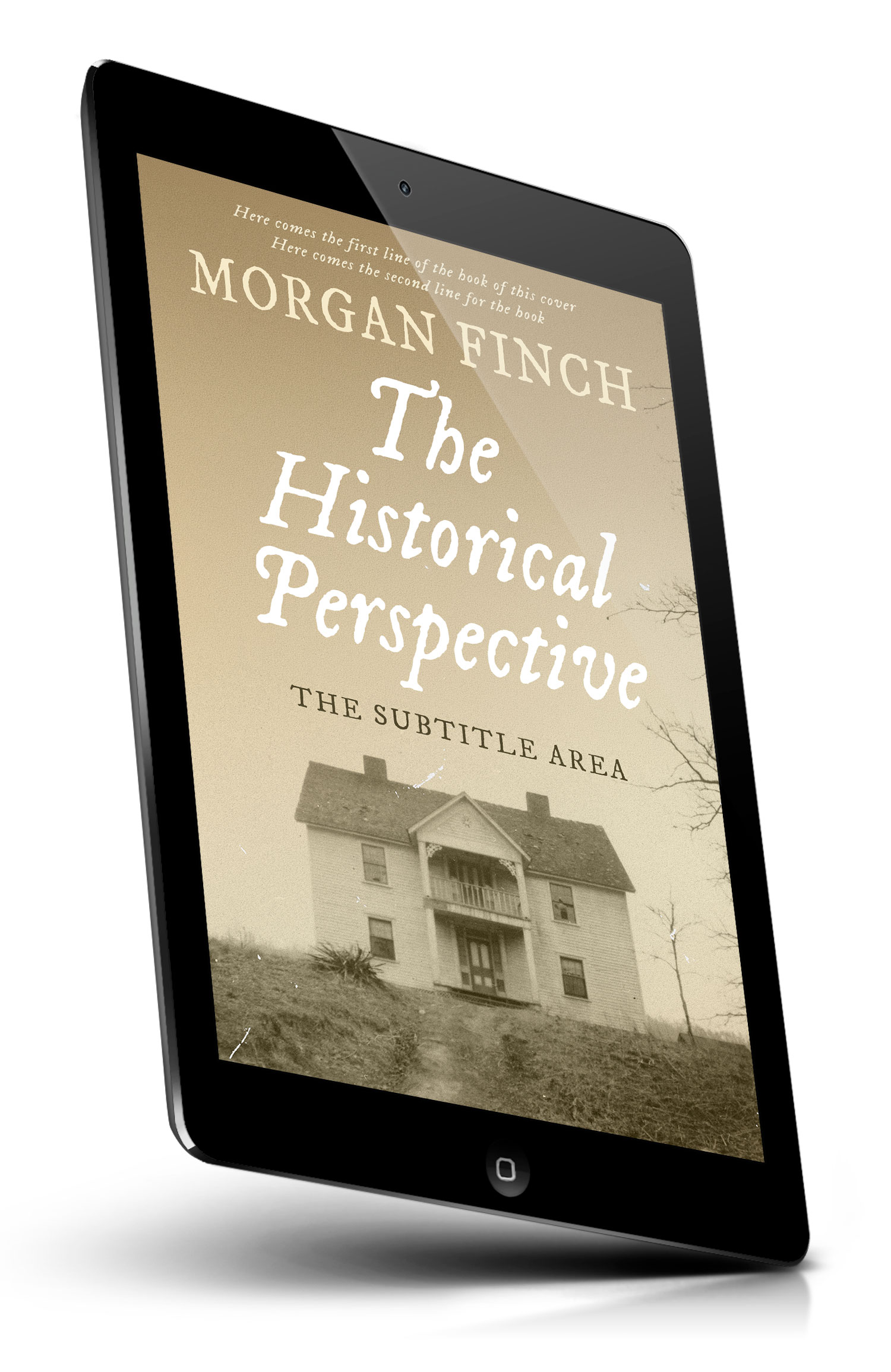 Tablet view of Premade Horror Book Cover - Indian Khaki #36805 | BookCoverZone*
