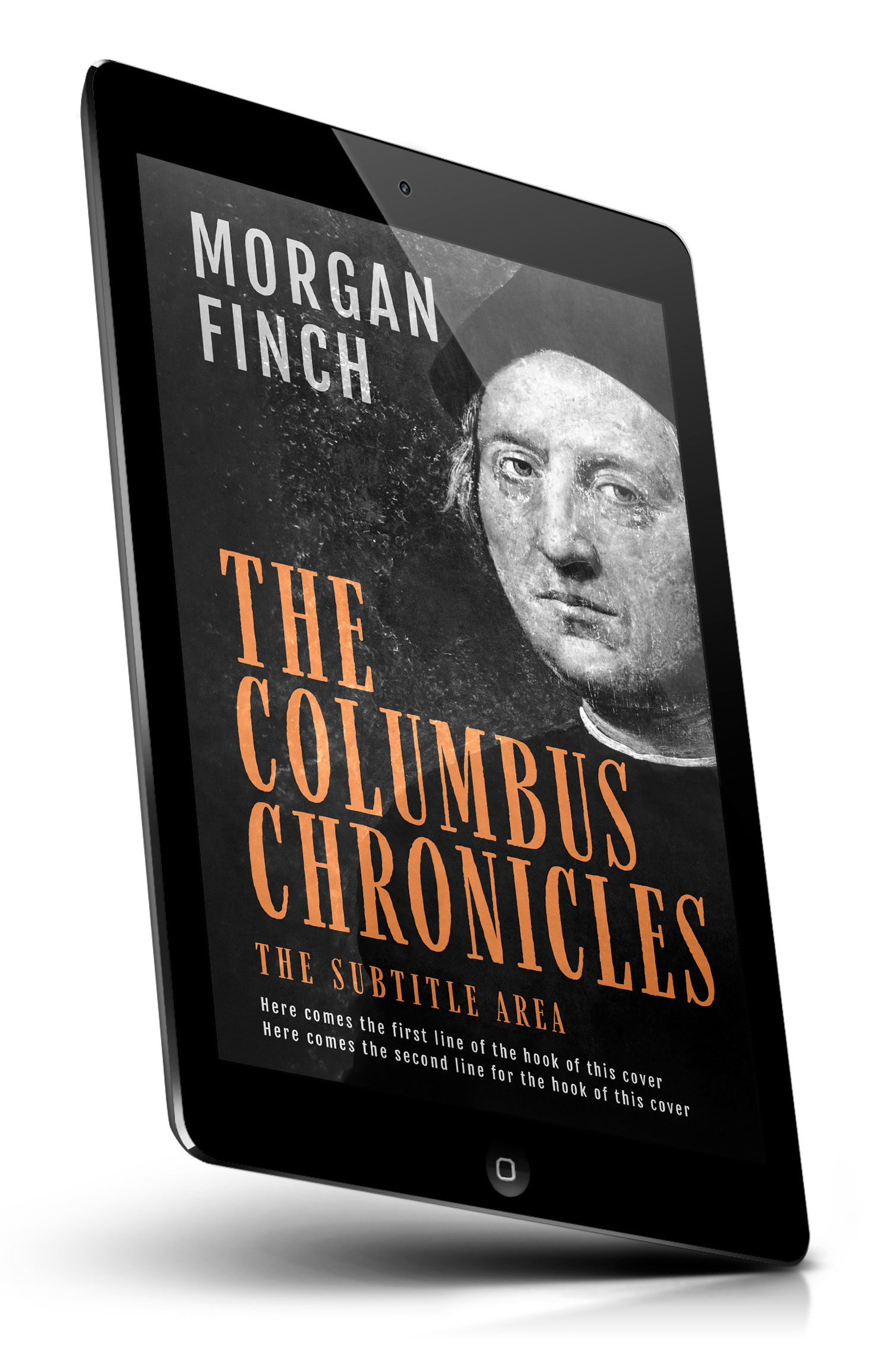 Tablet view of Premade History Book Cover - Sorrell Brown #36834 | BookCoverZone