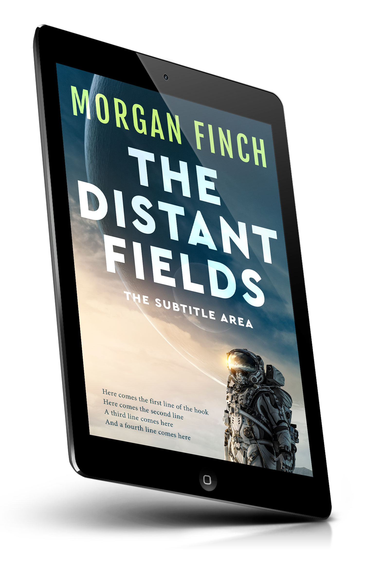 Tablet view of Premade Science Fiction Book Cover - Satin Linen #36869 | BookCoverZone*