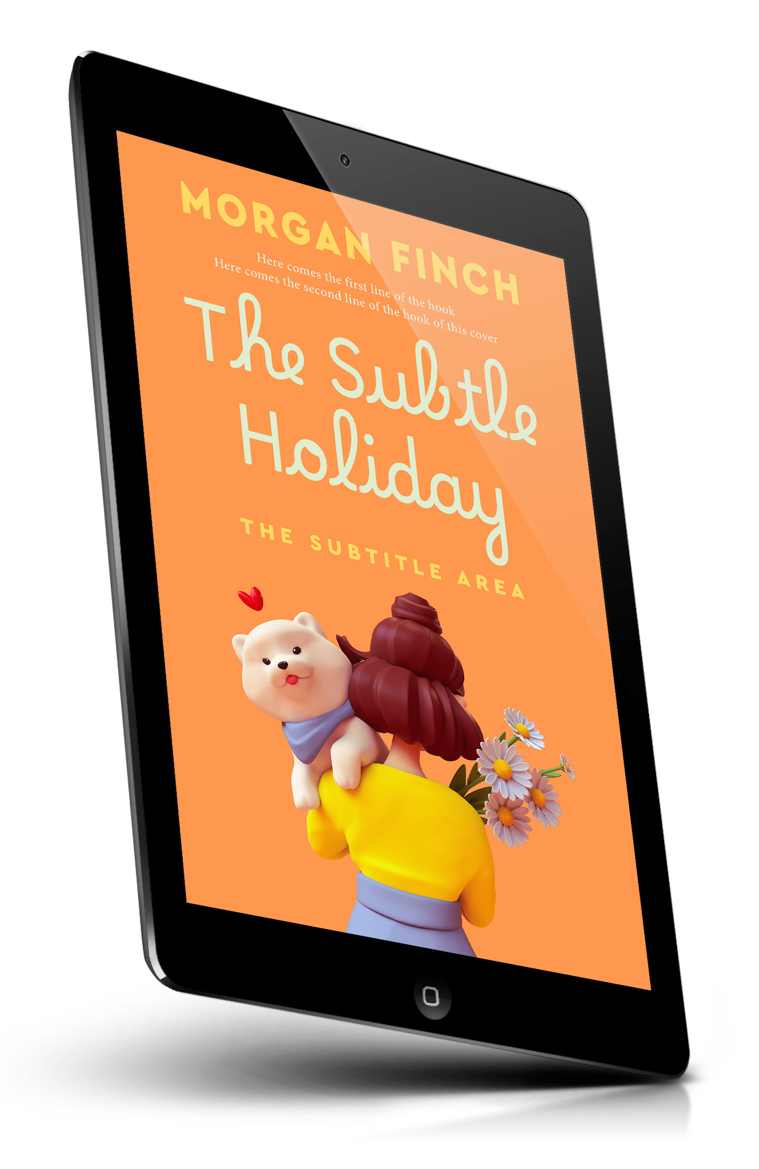 Tablet view of Premade Romance Book Cover - Tan Hide #36885 | BookCoverZone*