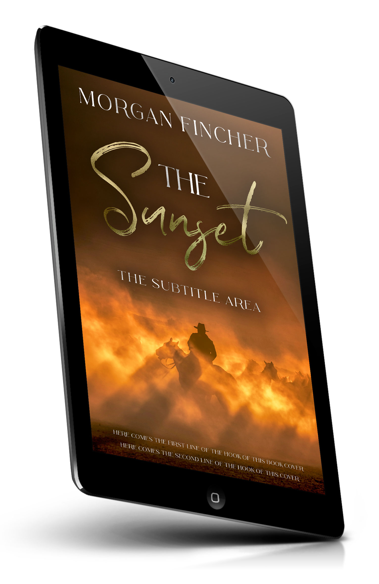 Tablet view of Premade Western Book Cover - Jambalaya #36923 | BookCoverZone