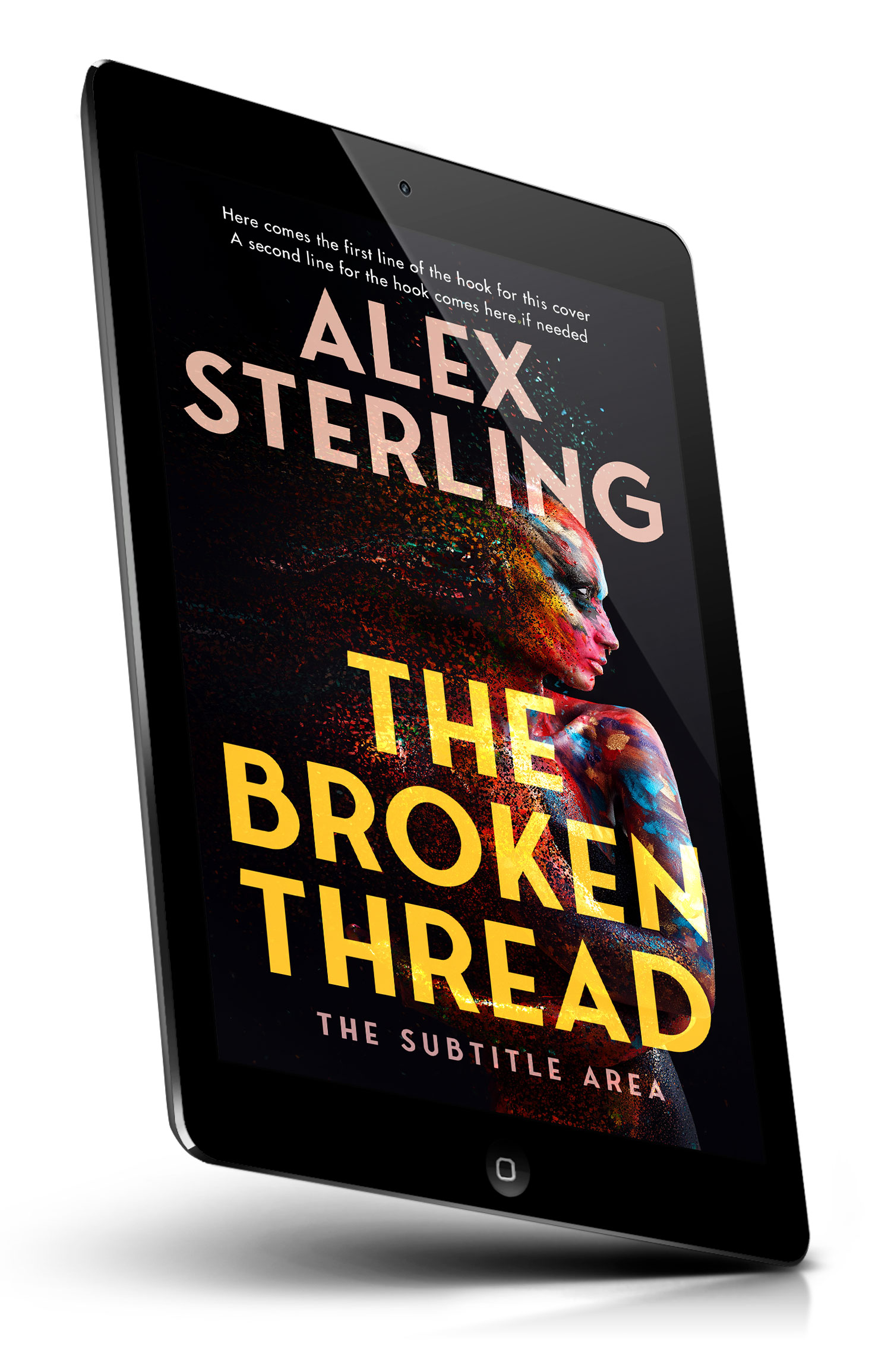 Tablet view of Premade Mystery & Thriller & Suspense Book Cover - Porsche #36939 | BookCoverZone