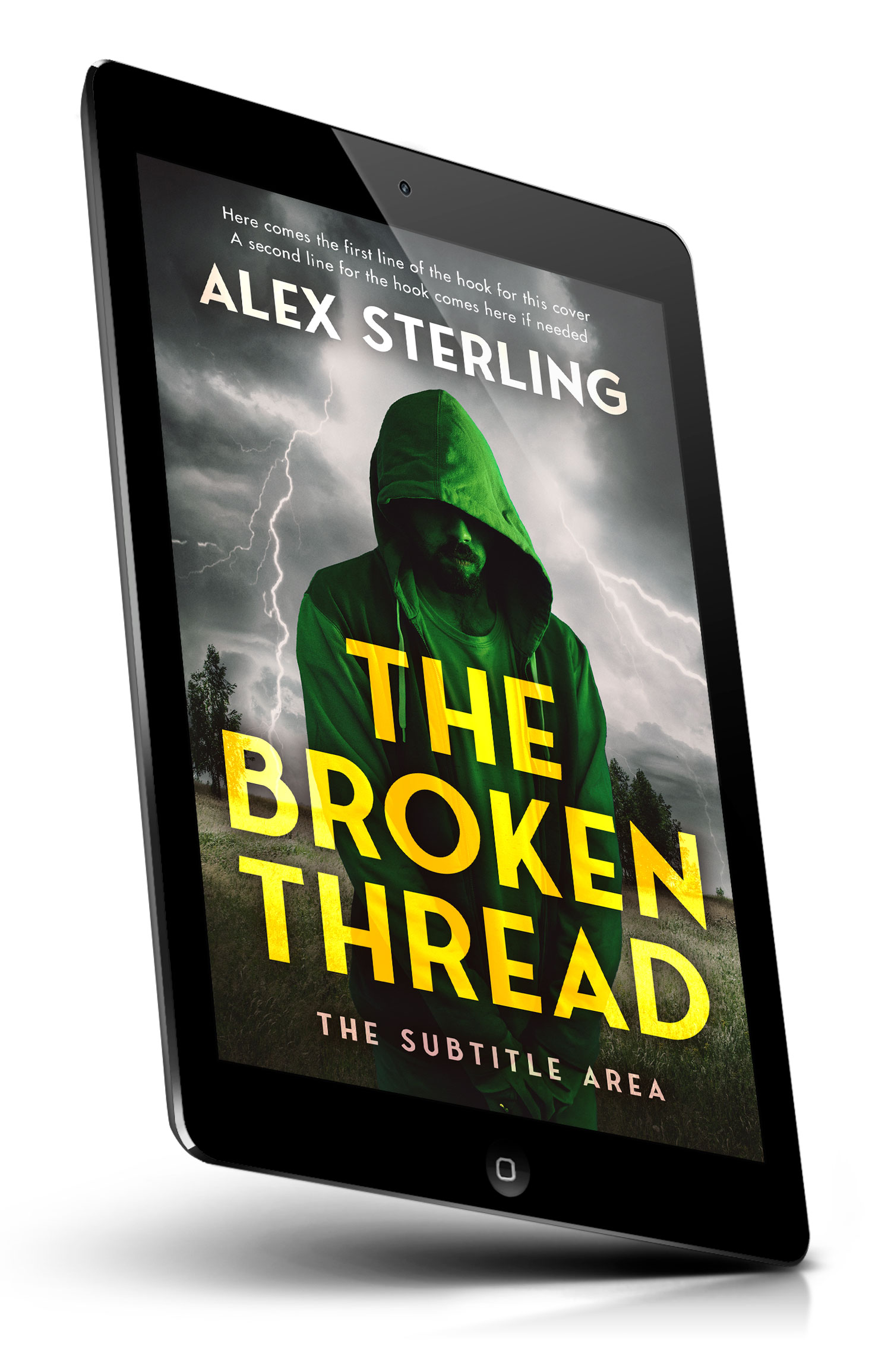 Tablet view of Premade Mystery & Thriller & Suspense Book Cover - Chenin #36941 | BookCoverZone