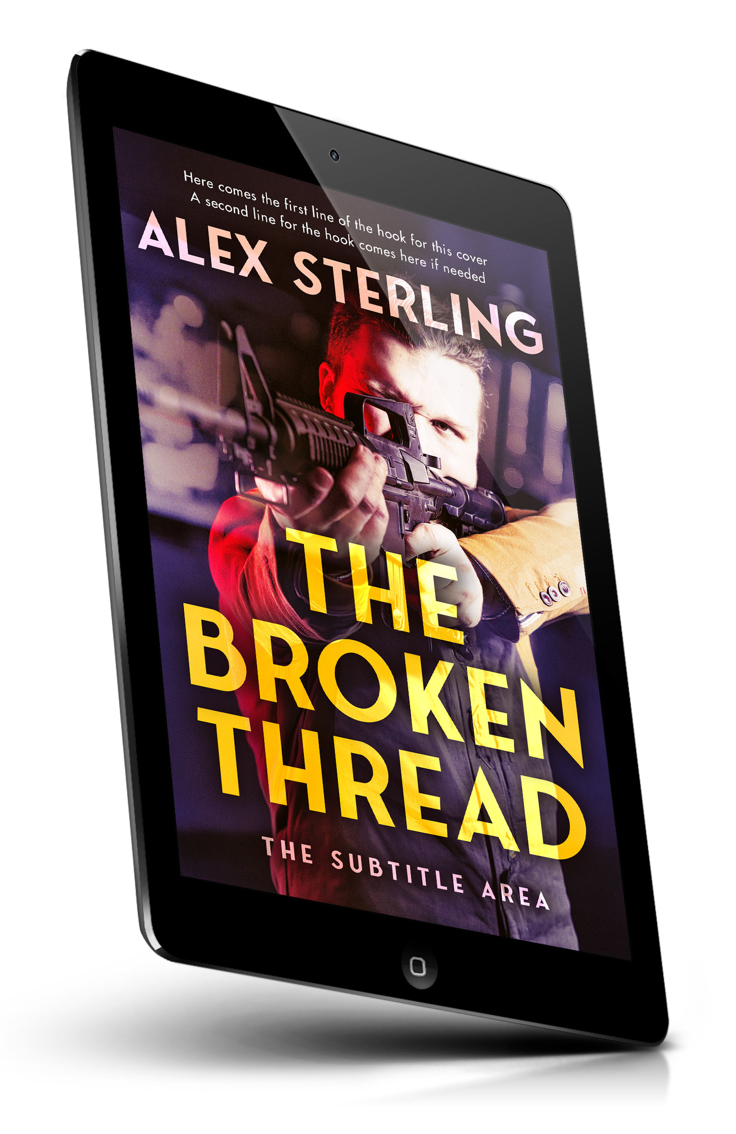 Tablet view of Premade Mystery & Thriller & Suspense Book Cover - Rob Roy #36942 | BookCoverZone