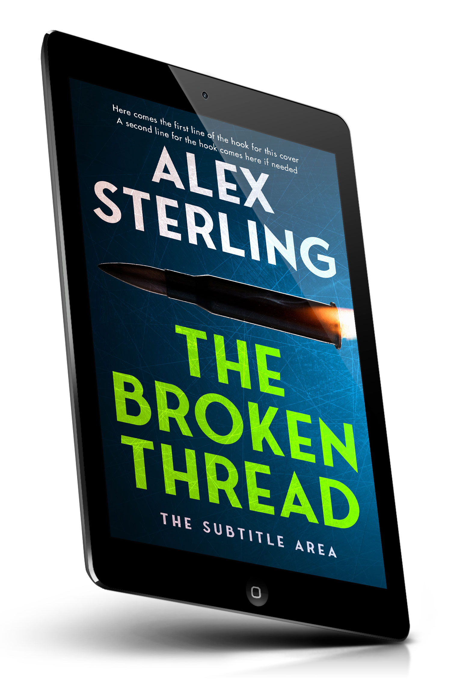 Tablet view of Premade Mystery & Thriller & Suspense Book Cover - Tiber #36946 | BookCoverZone