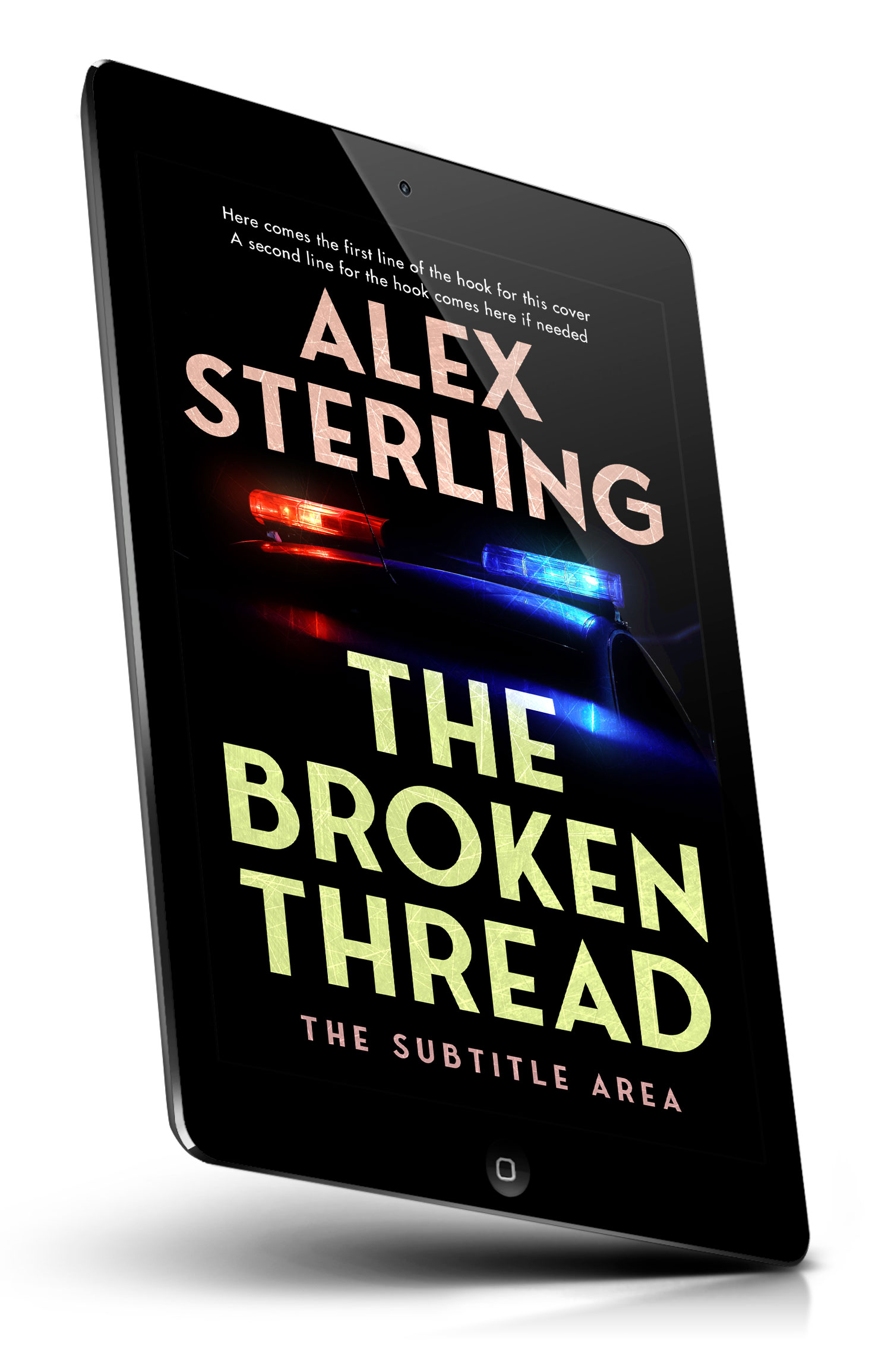 Tablet view of Premade Mystery & Thriller & Suspense Book Cover - Zombie #36947 | BookCoverZone