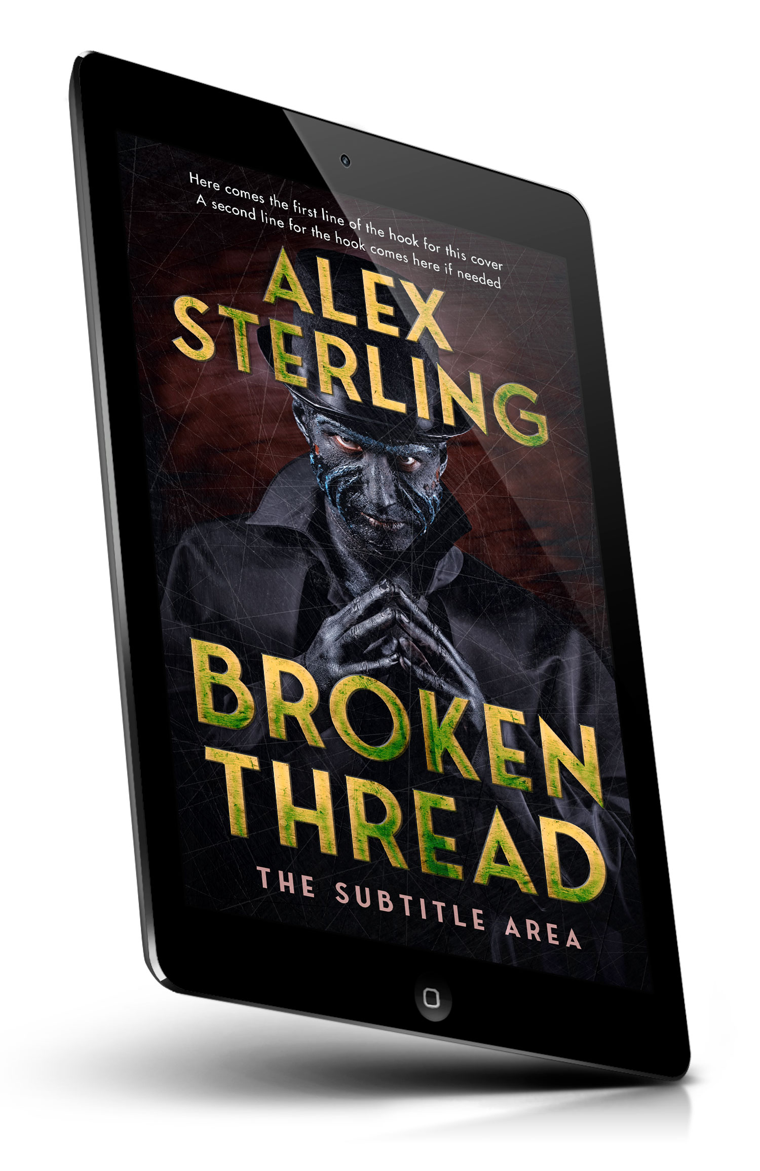 Tablet view of Premade Horror Book Cover - Thunder #36950 | BookCoverZone