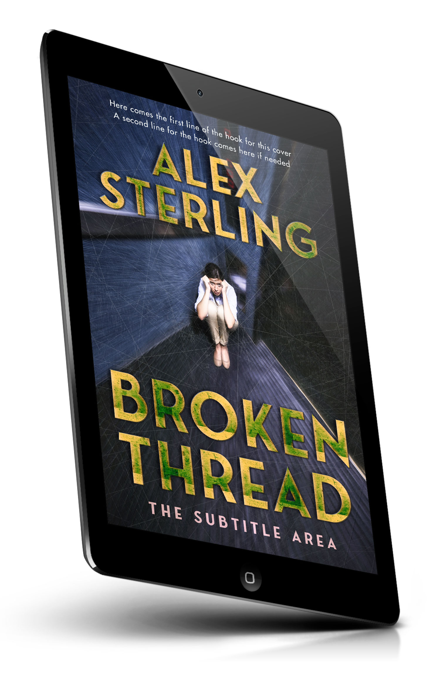 Tablet view of Premade Mystery & Thriller & Suspense Book Cover - Charade #36951 | BookCoverZone