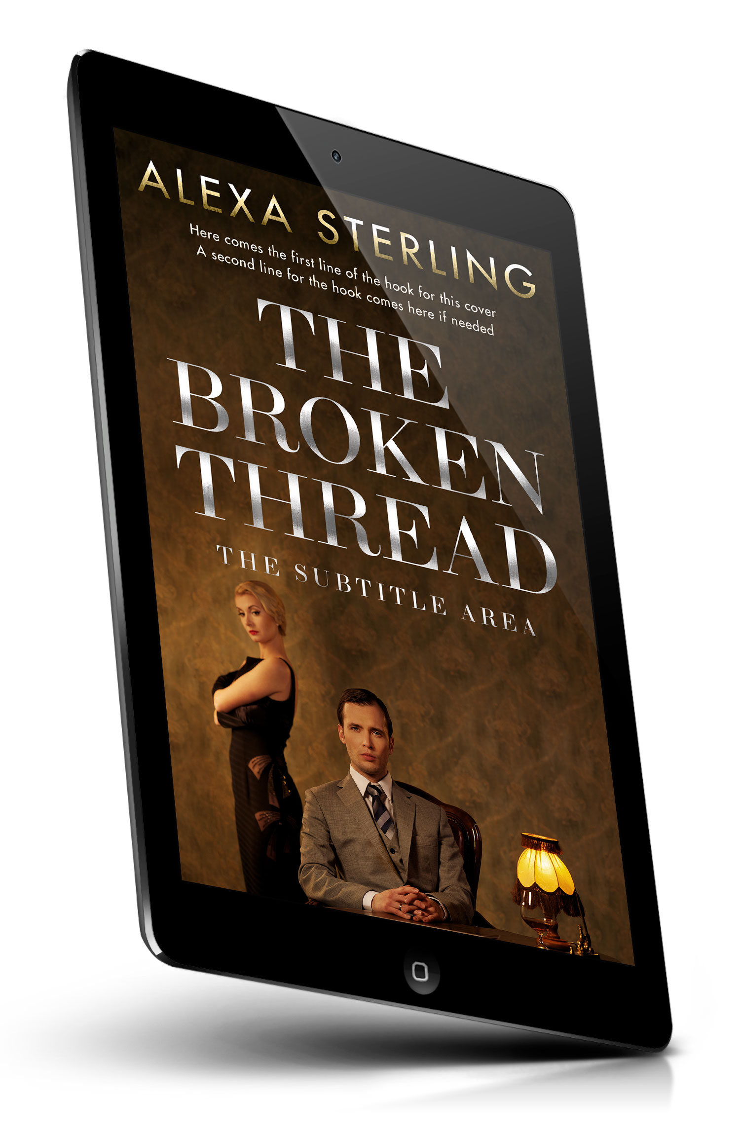 Tablet view of Premade Mystery & Thriller & Suspense Book Cover - Sambuca #36962 | BookCoverZone