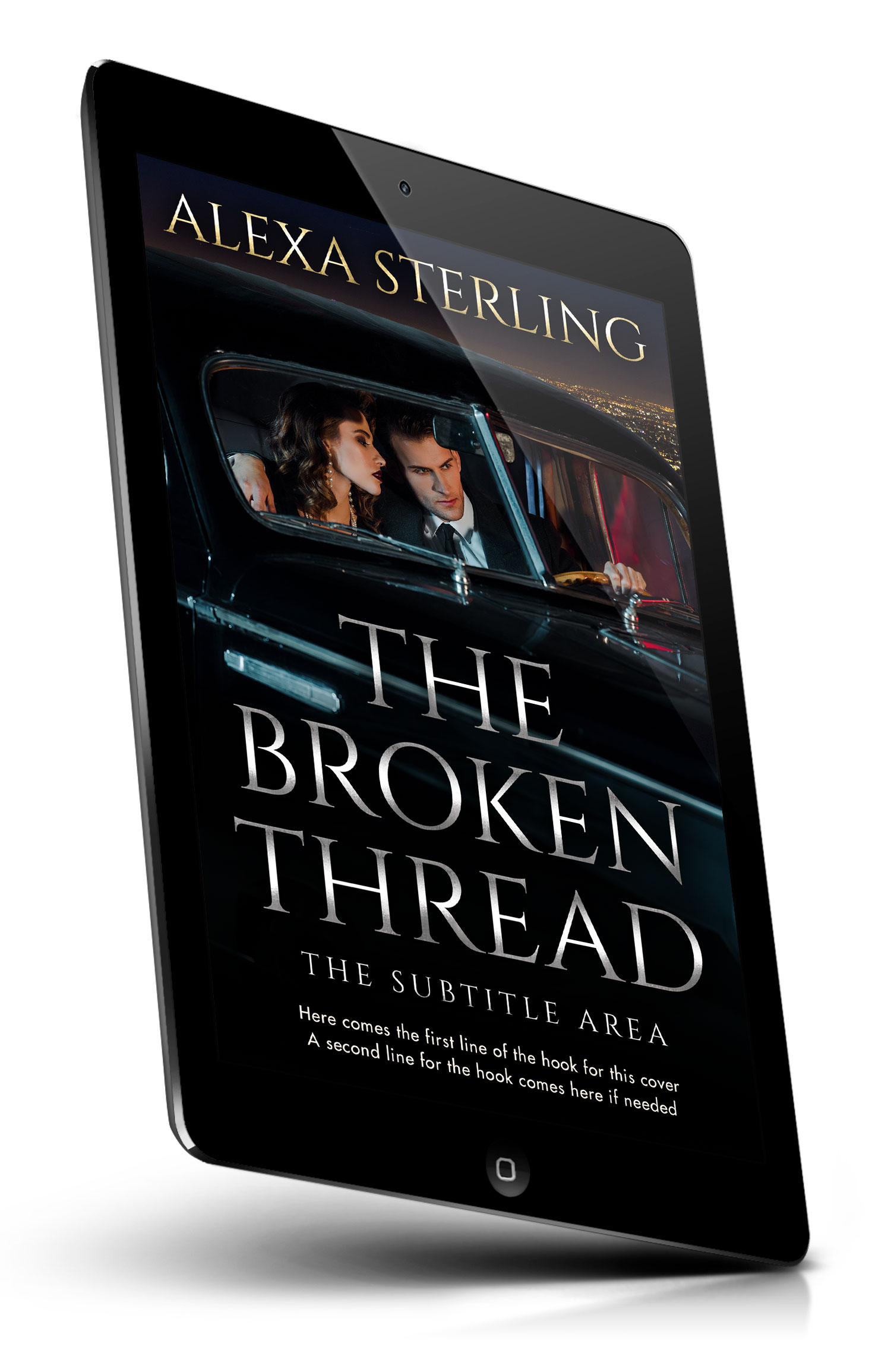 Tablet view of Premade Mystery & Thriller & Suspense Book Cover - Woodsmoke #36968 | BookCoverZone