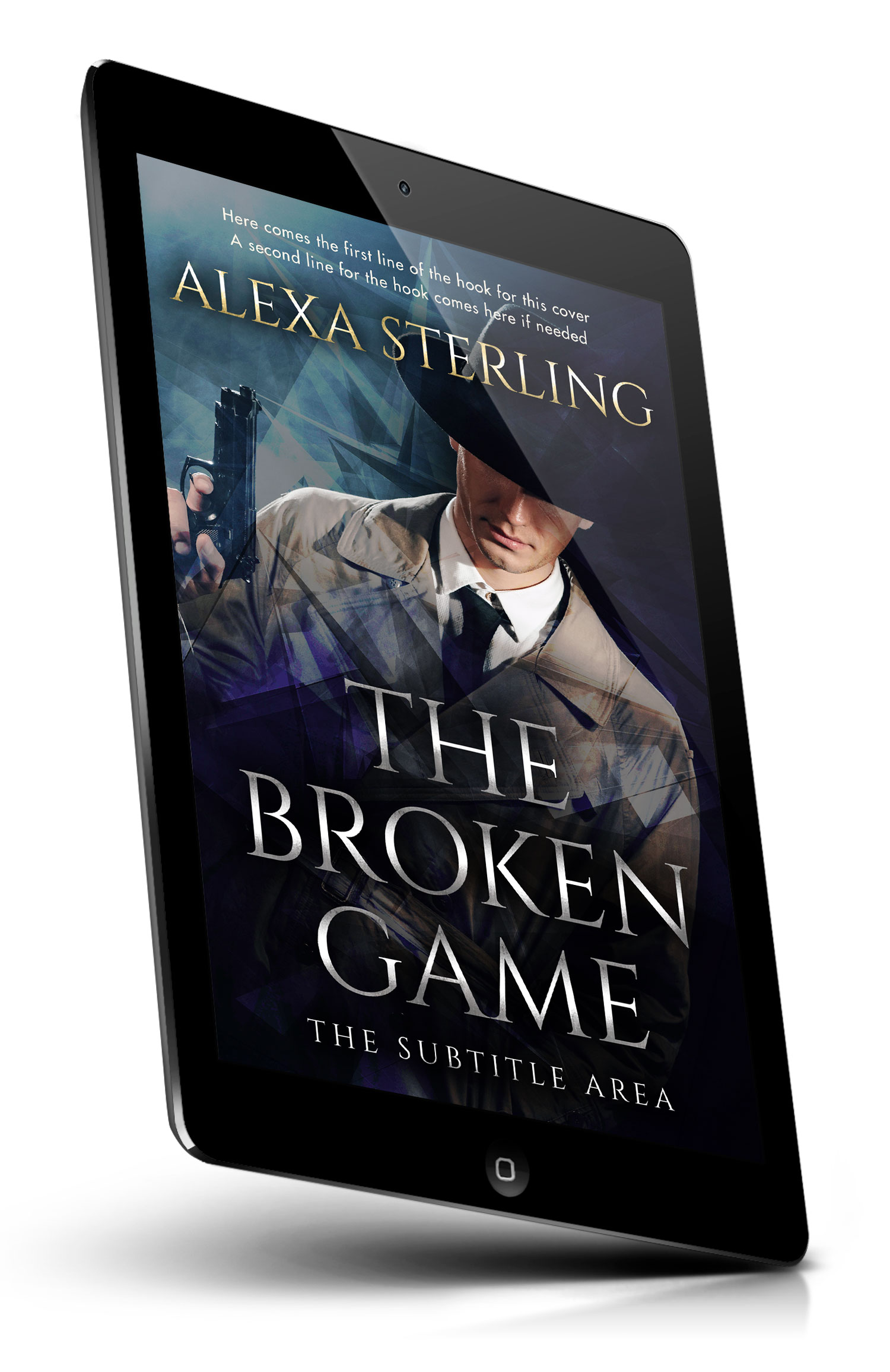 Tablet view of Premade Mystery & Thriller & Suspense Book Cover - Cinder #36971 | BookCoverZone