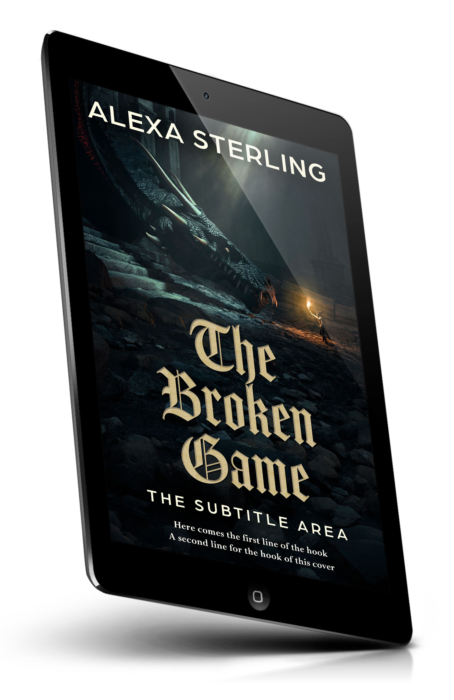 Tablet view of Premade Fantasy Book Cover - Bunker #37000 | BookCoverZone*