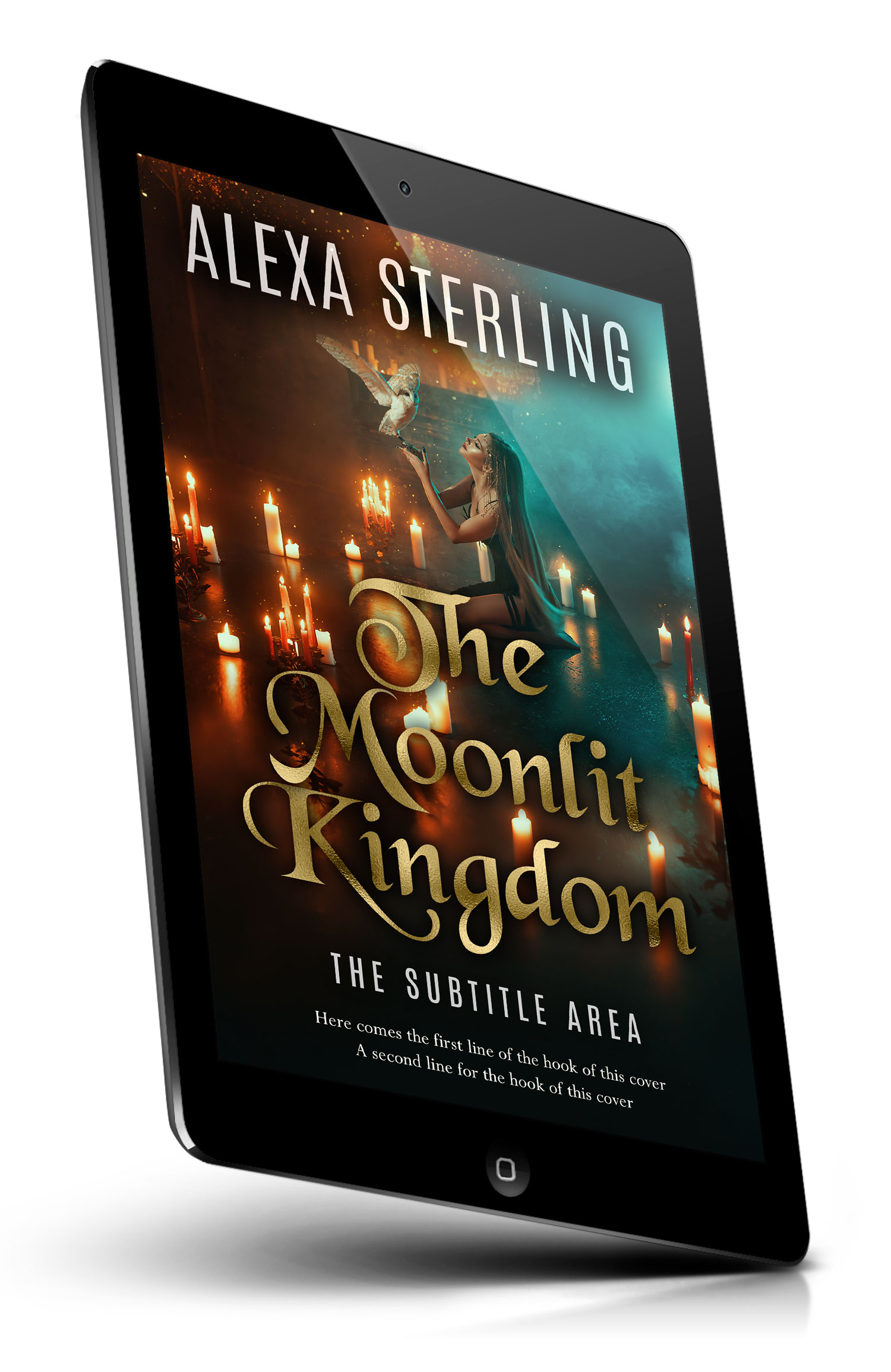 Tablet view of Premade Fantasy Book Cover - Log Cabin #37011 | BookCoverZone*